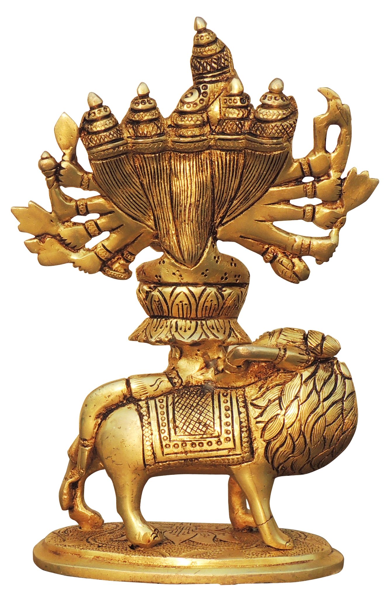 Brass Maa Kamakhya Devi — 9.5"