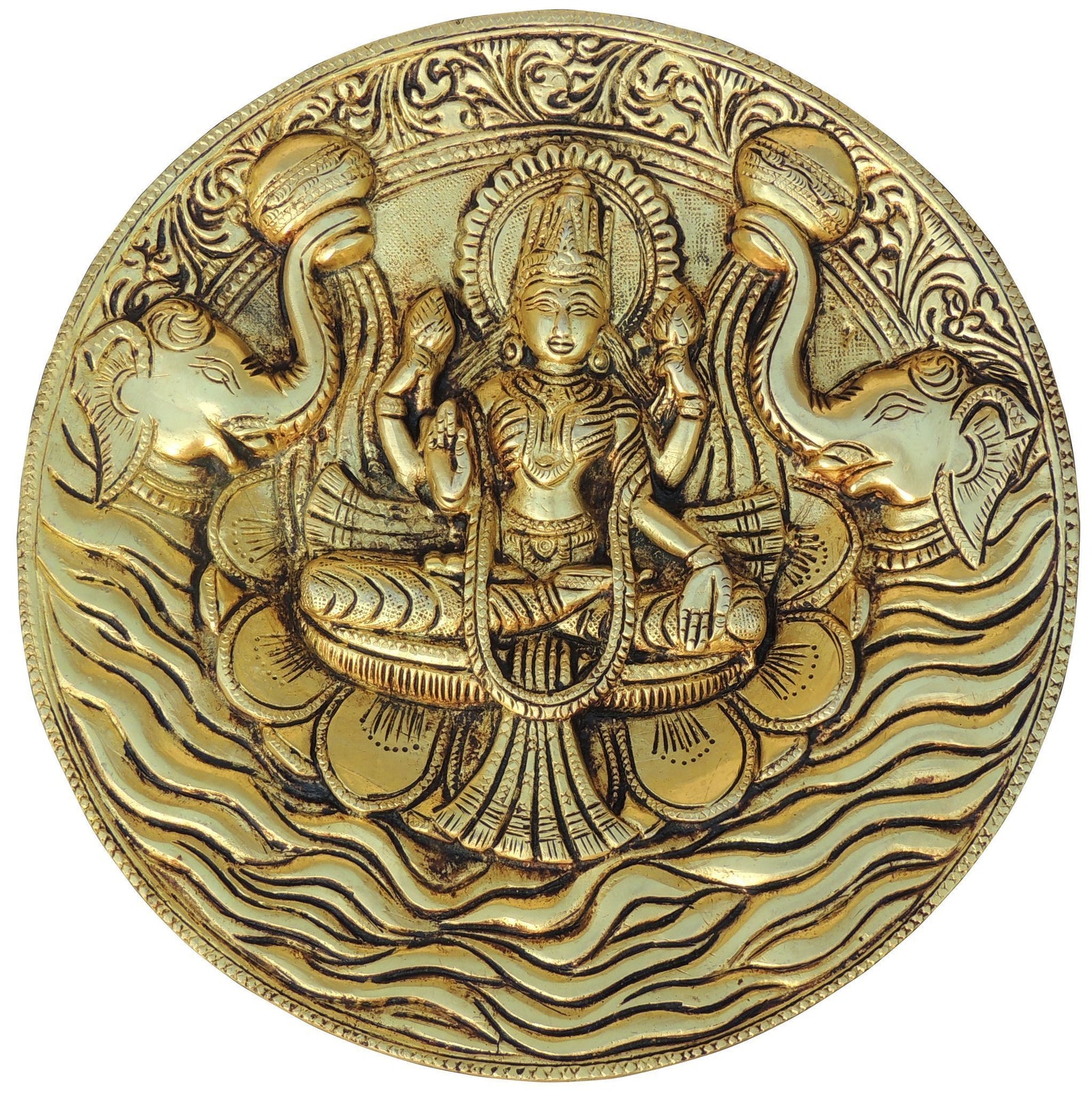 Brass Lakshmi — 7.5"