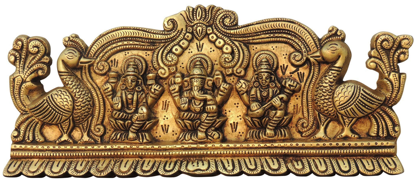 Brass Lakshmi-Ganesh Set — 5.5"