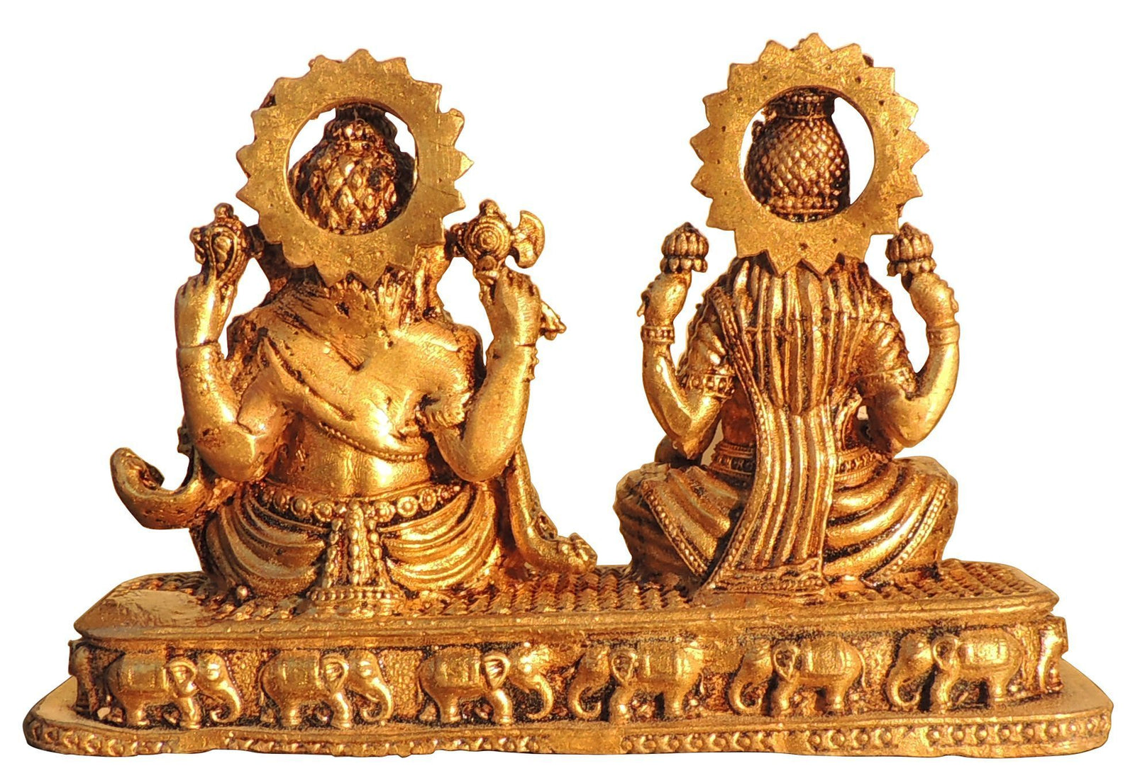 Brass Lakshmi-Ganesh Set — 3"