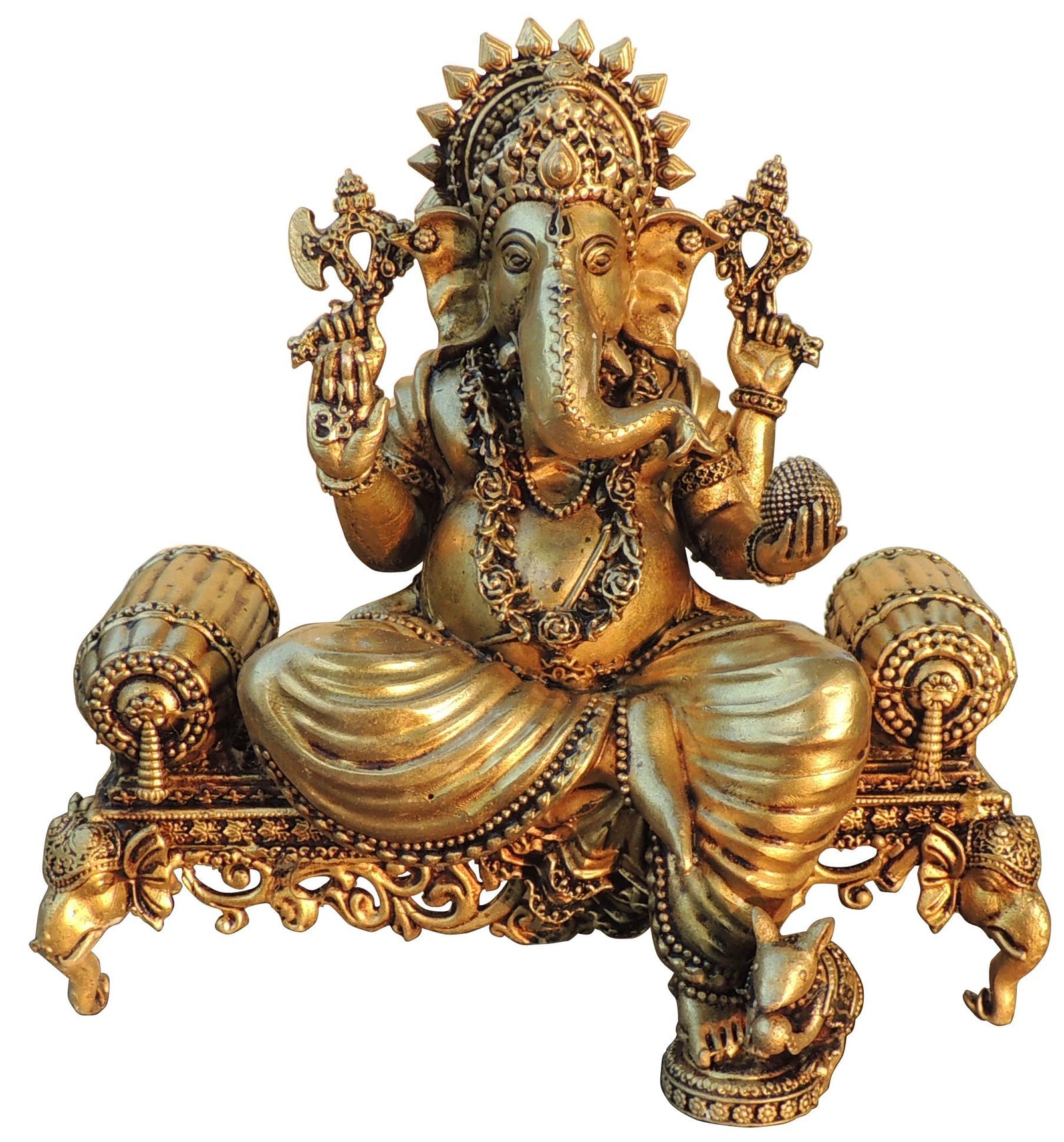 Brass Ganesh — 5.5"
