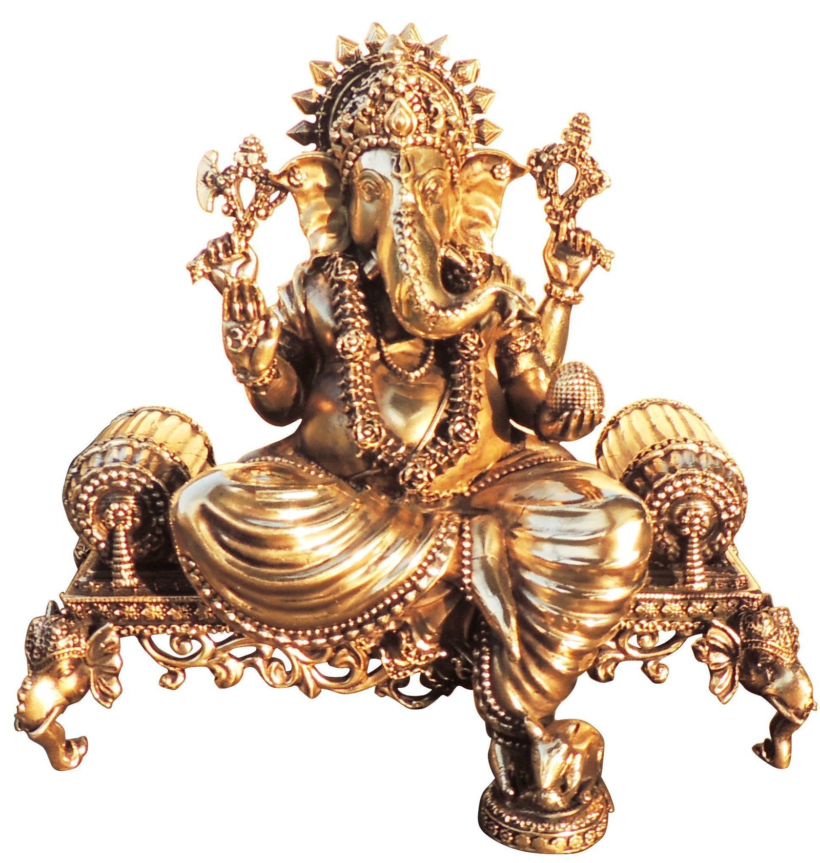 Brass Ganesh — 7.5"