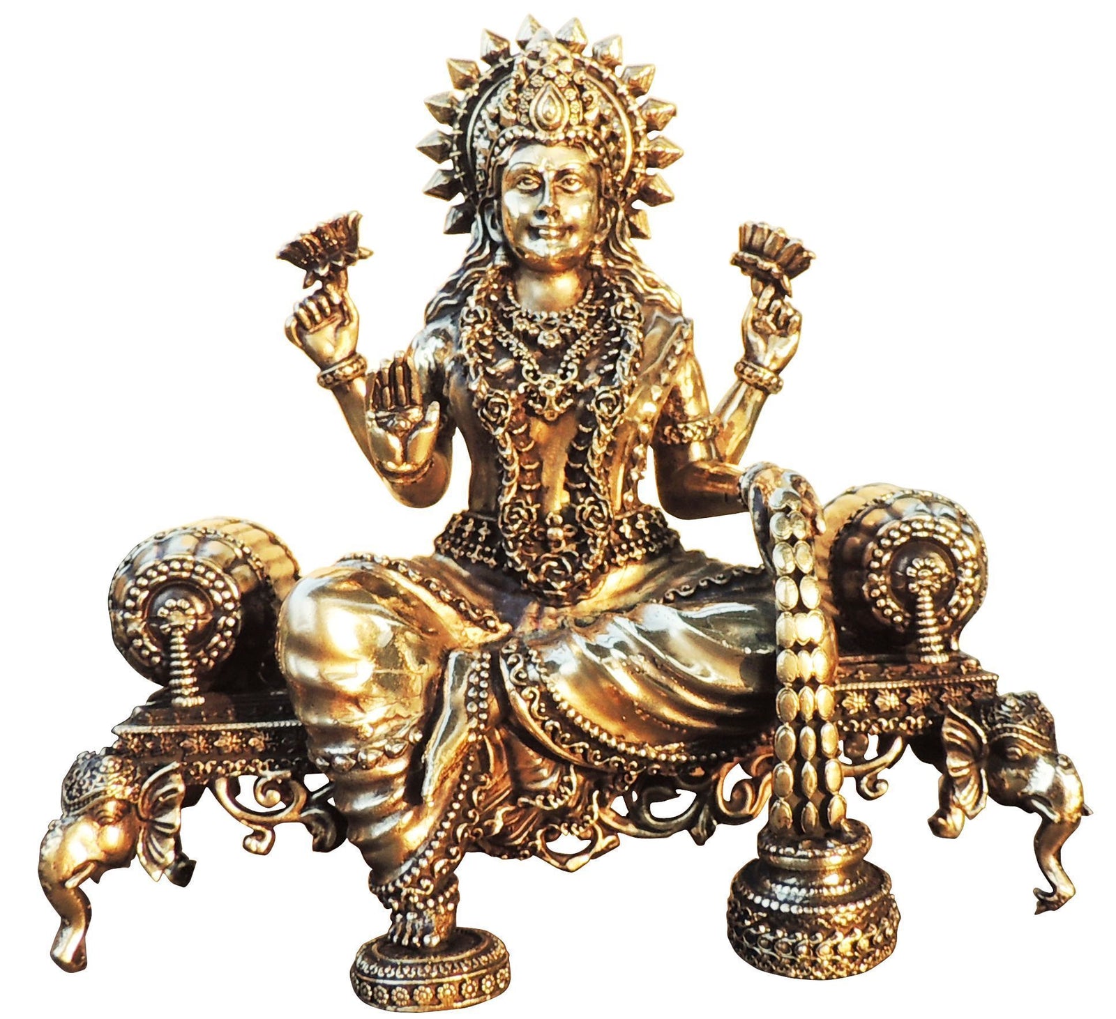 Brass Lakshmi — 7.7"