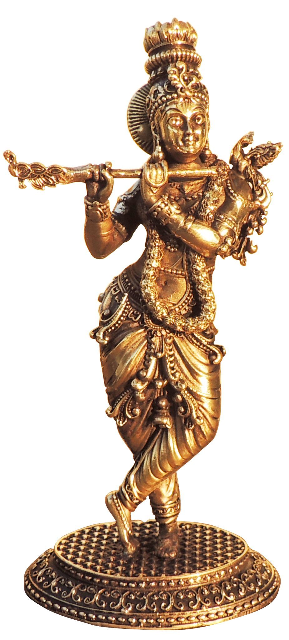 Brass Krishna — 6.2"
