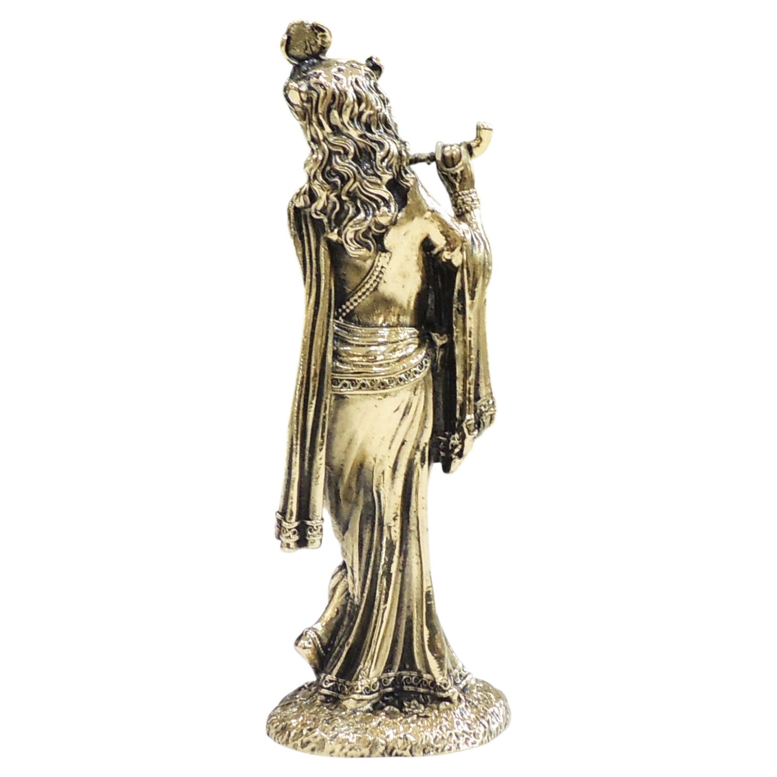 Brass Krishna — 6"