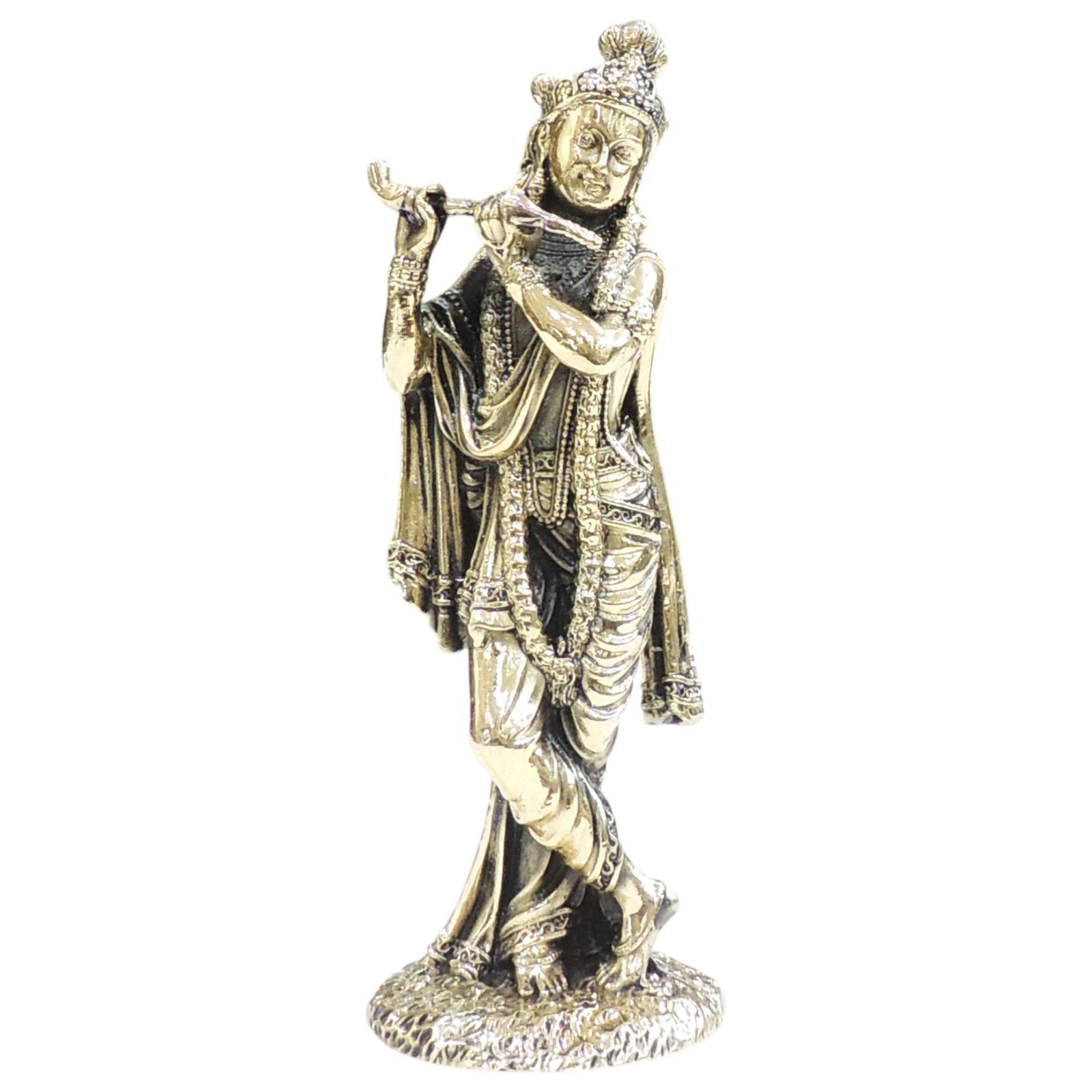 Brass Krishna — 6"
