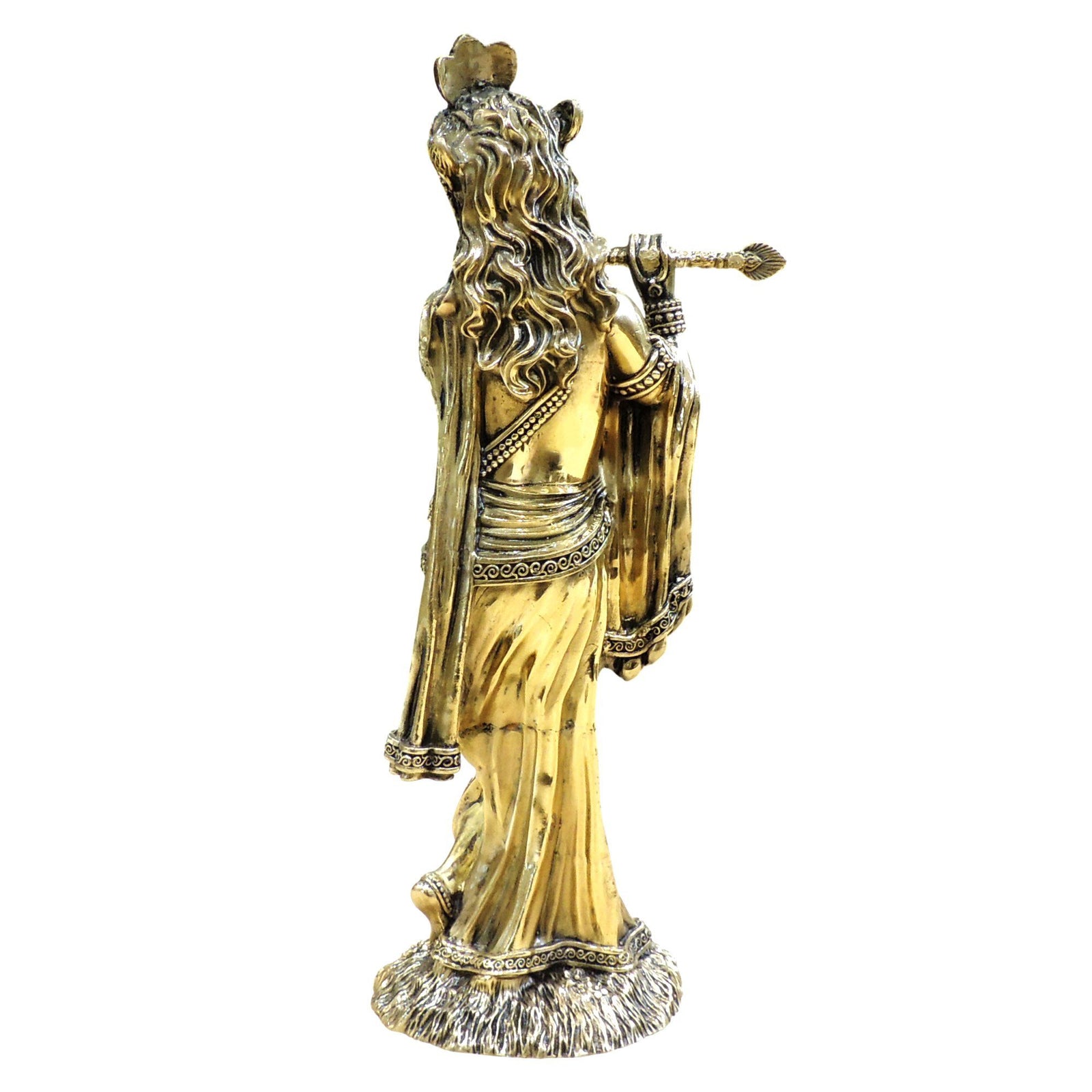 Brass Krishna — 12"