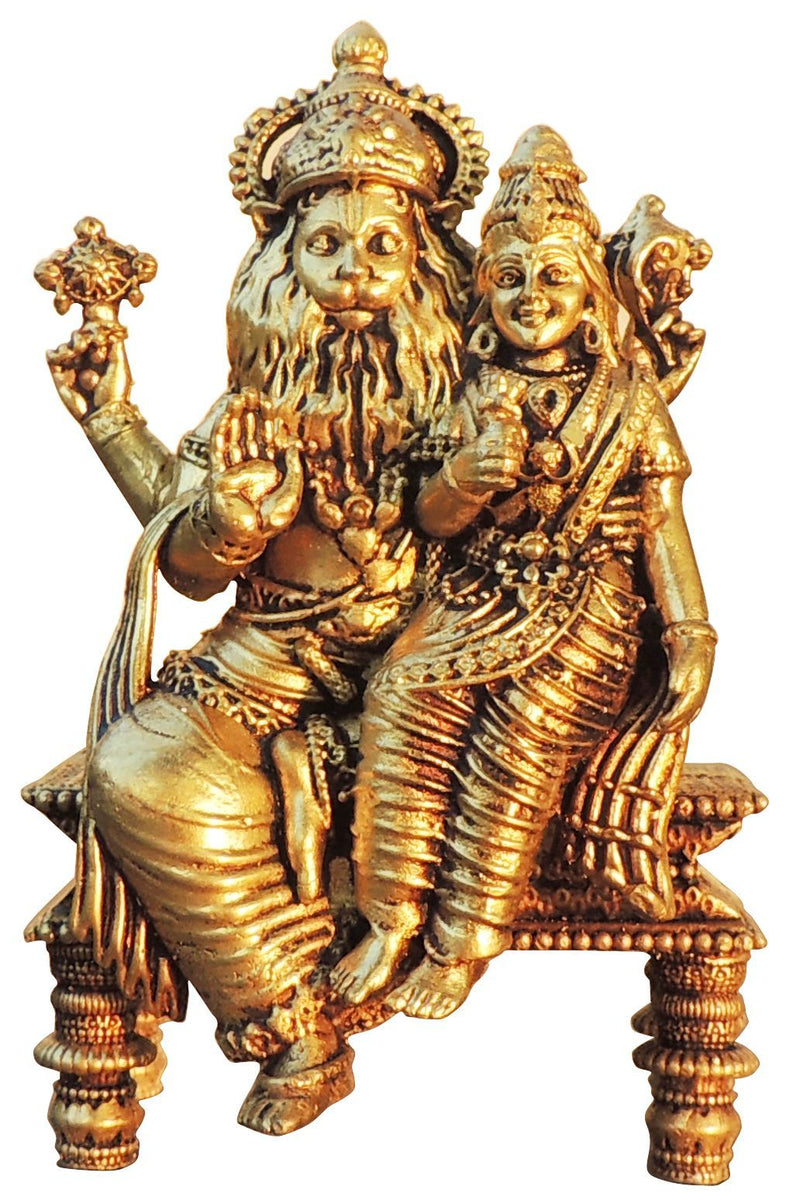 Brass Narsingh Bhagwan — 4.7"