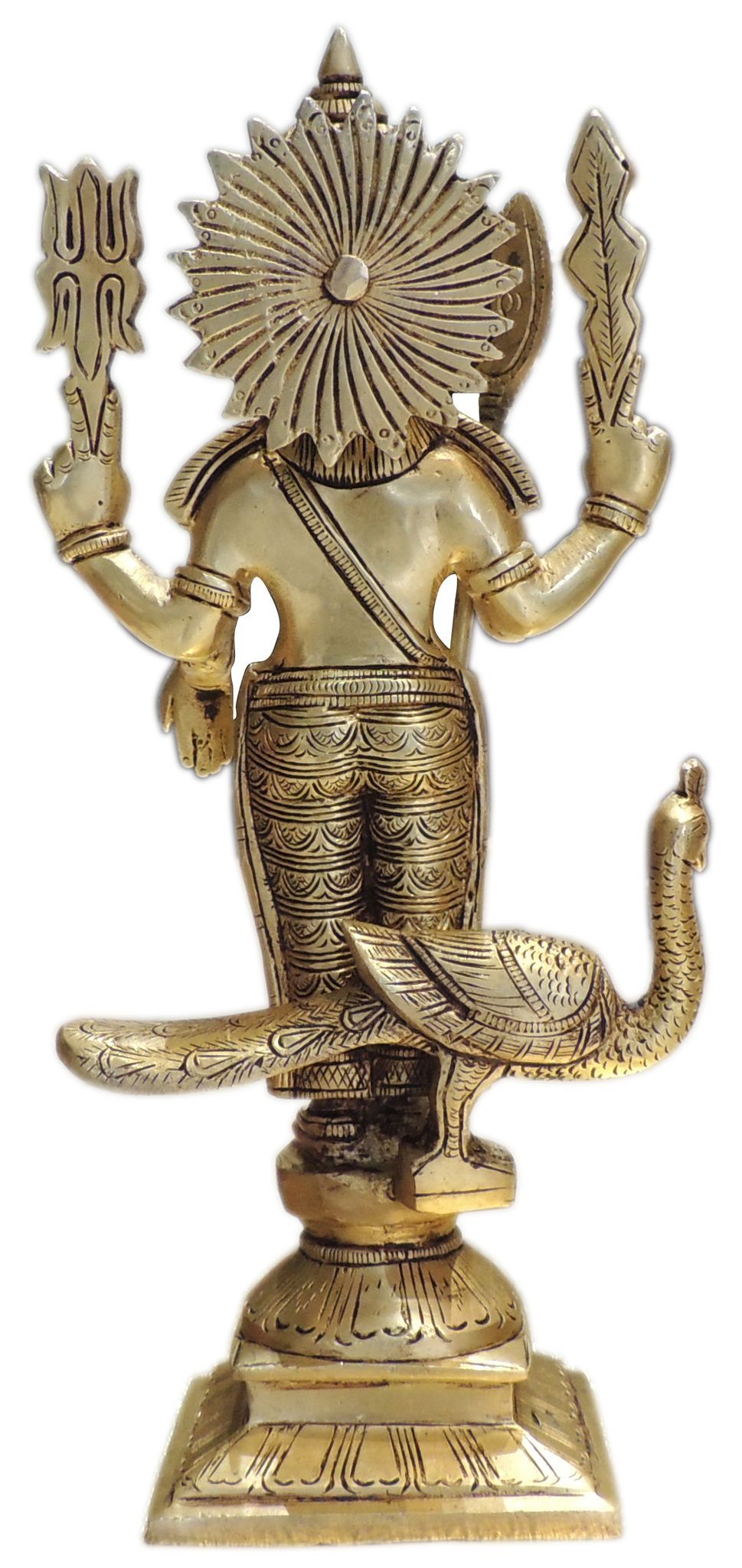 Brass Murugan Devi — 11.5"