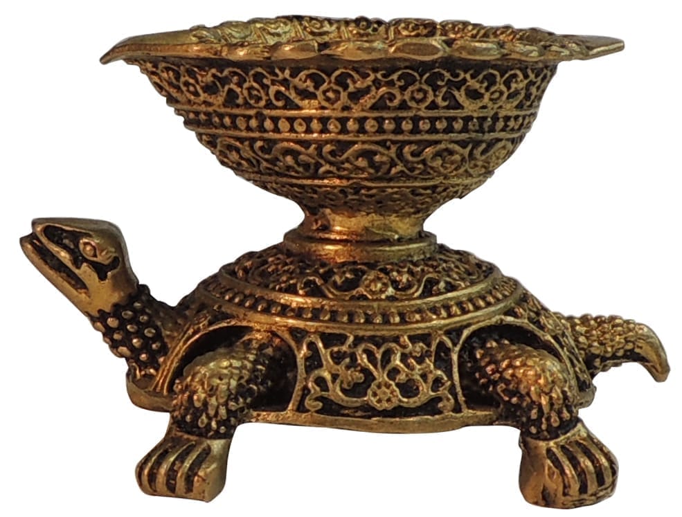 Brass Tortoise Deepak — 1.5"