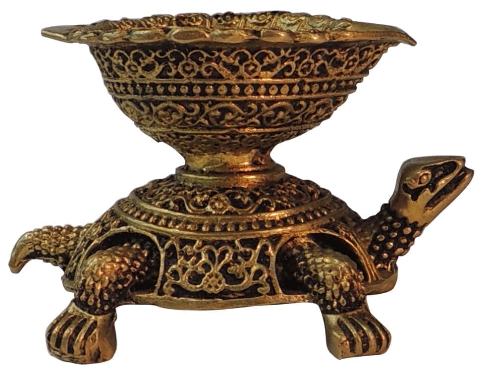 Brass Tortoise Deepak — 1.5"