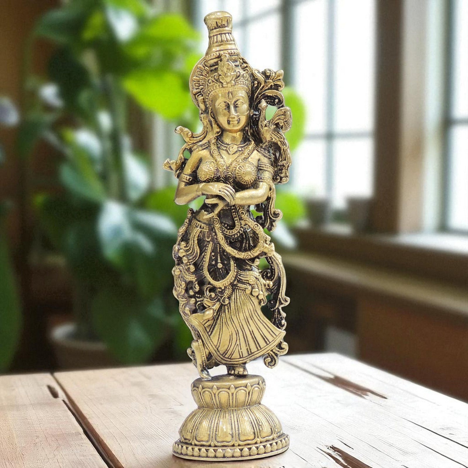 Brass Radha — 6"