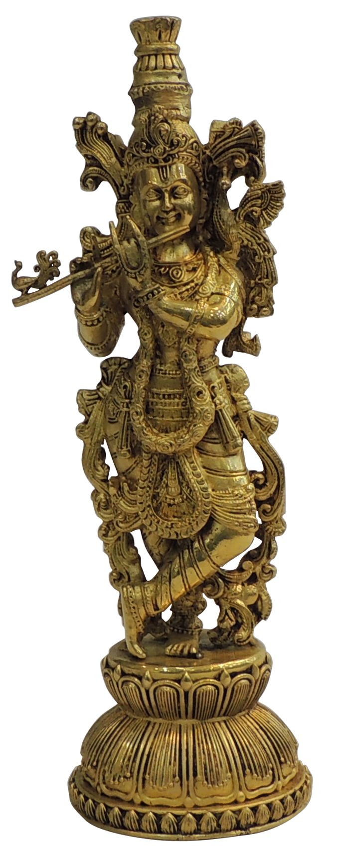 Brass Krishna — 11"