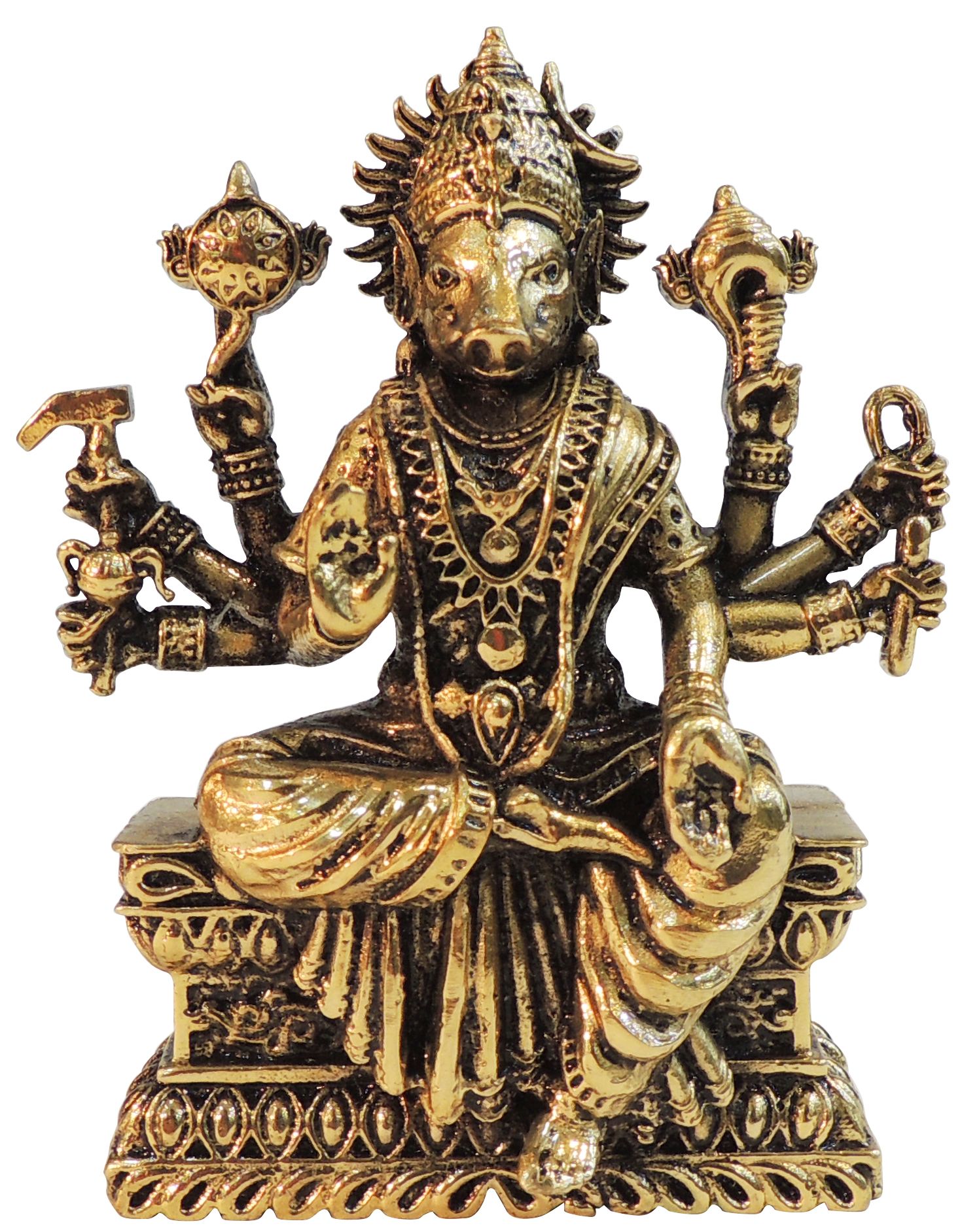Brass Varaha — 4"