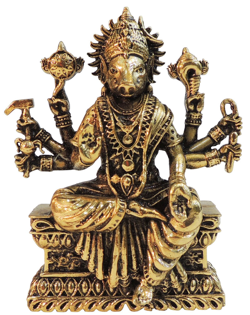 Brass Varaha — 4"
