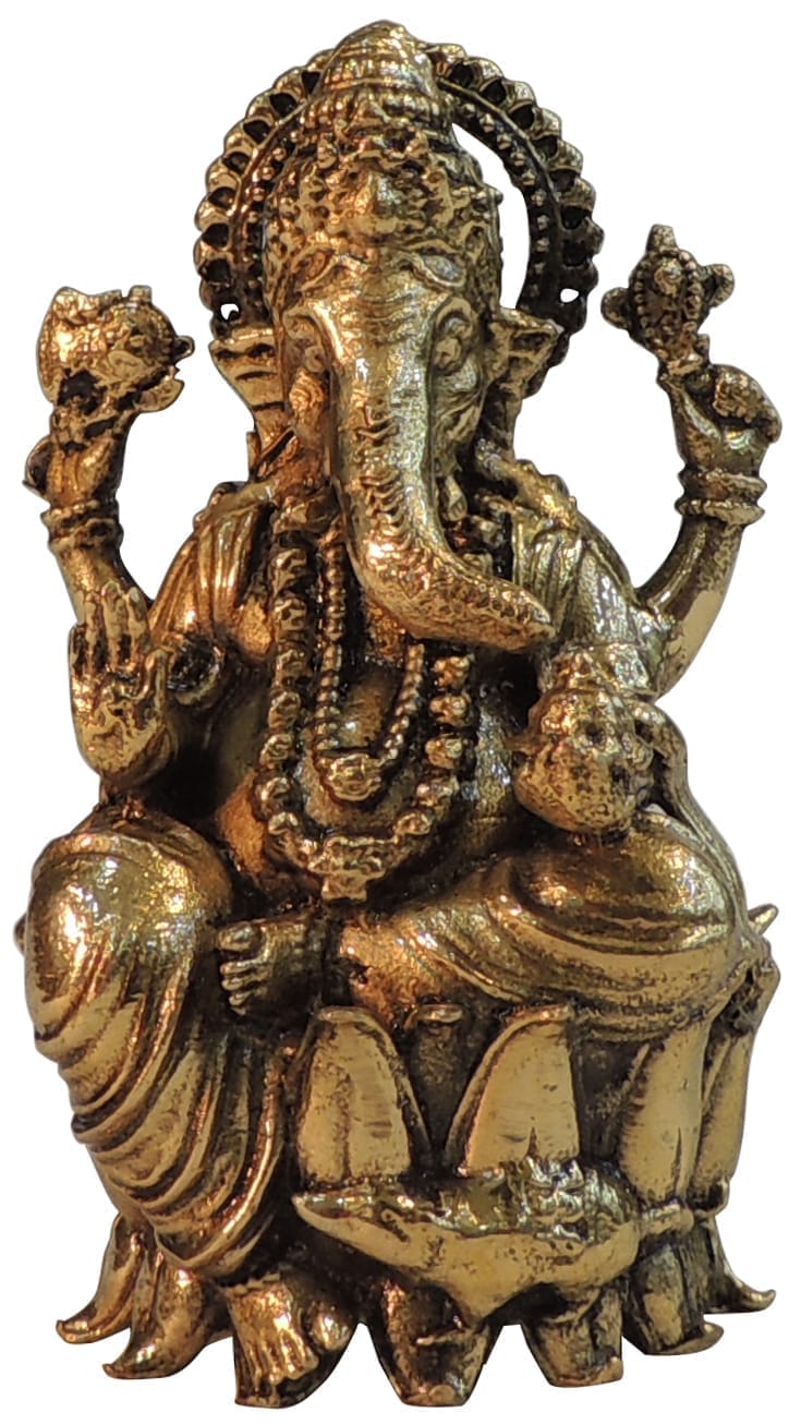Brass Ganesh — 3"