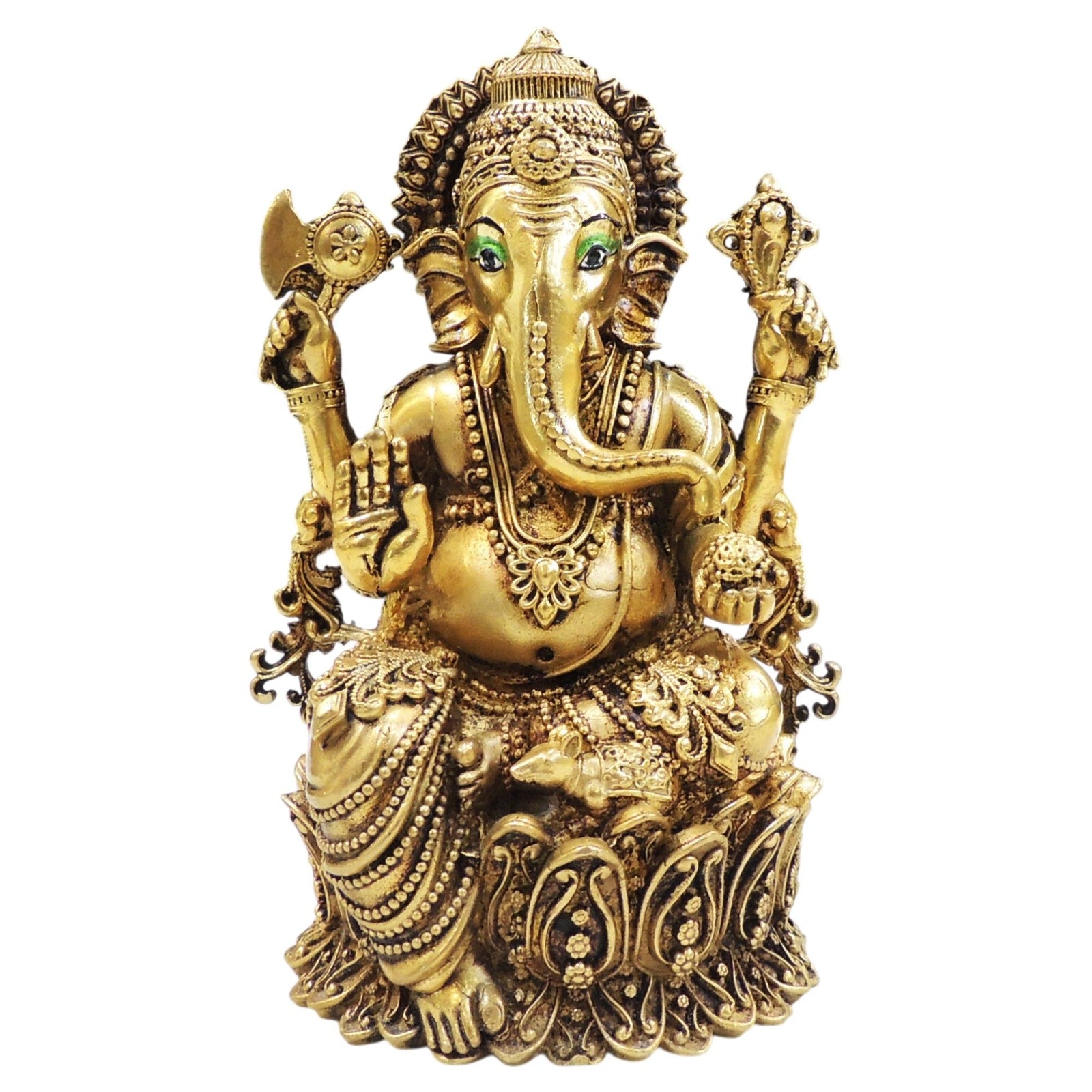Brass Ganesh — 5.2"