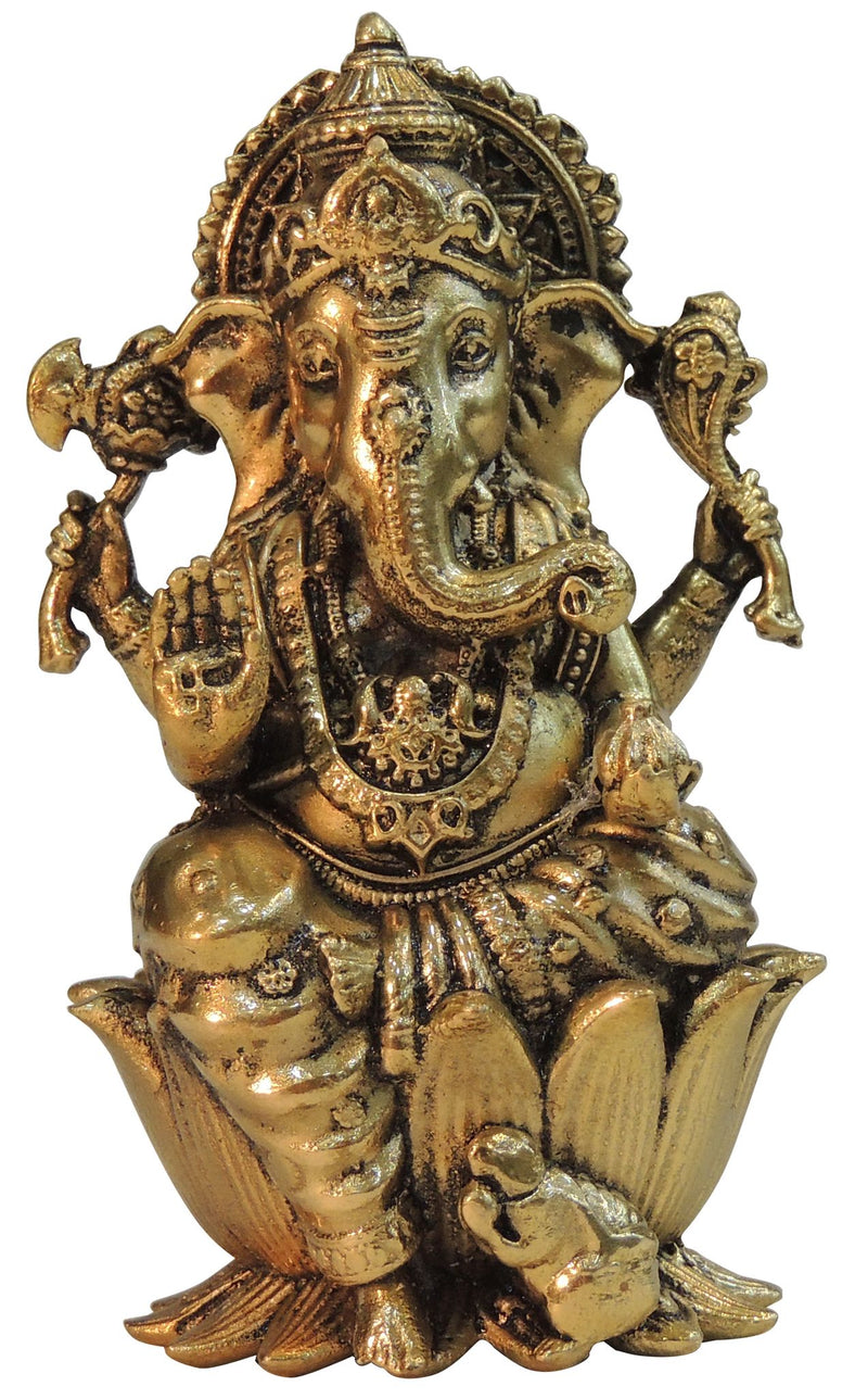 Brass Ganesh — 4.5"