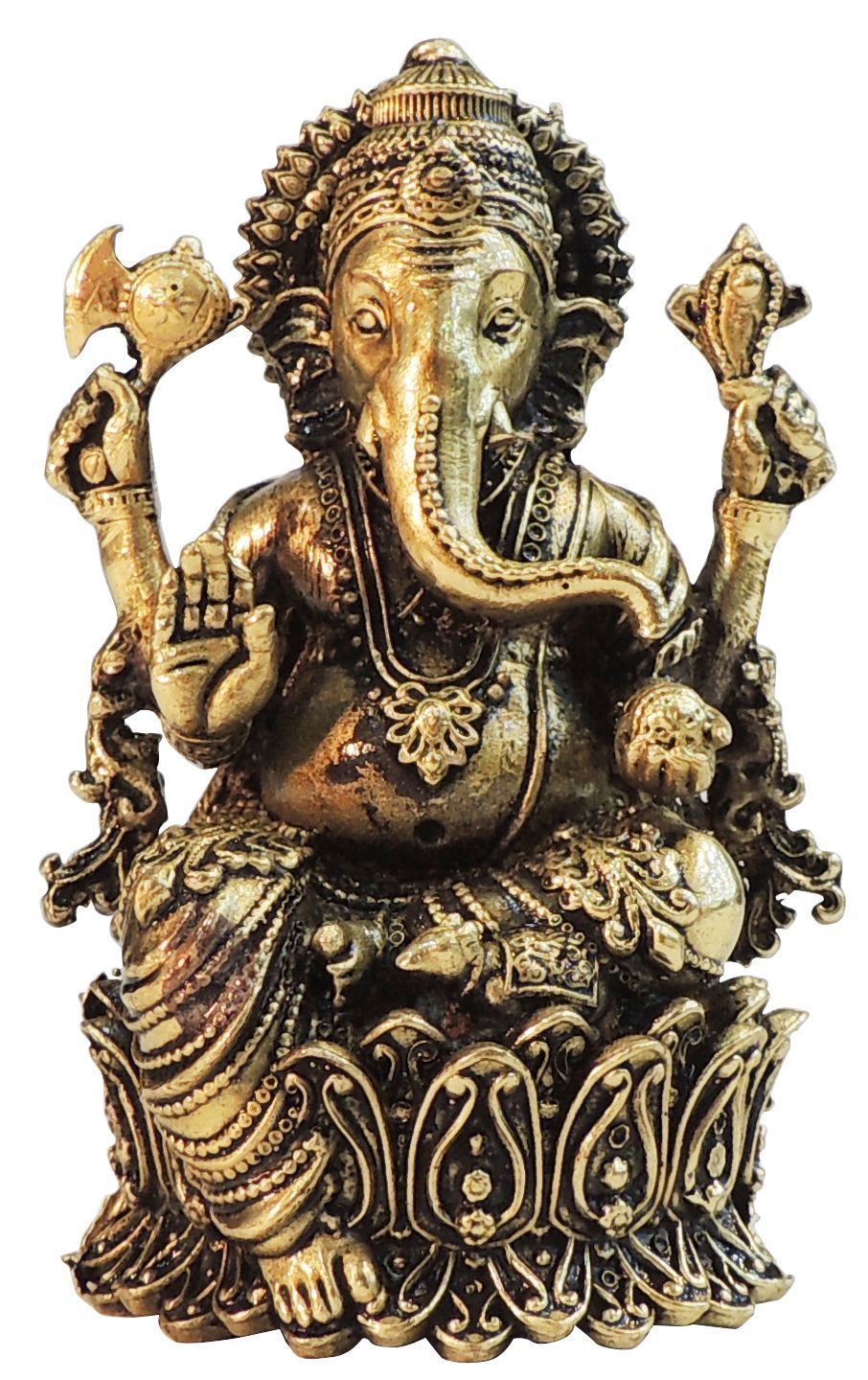 Brass Ganesh — 4.2"