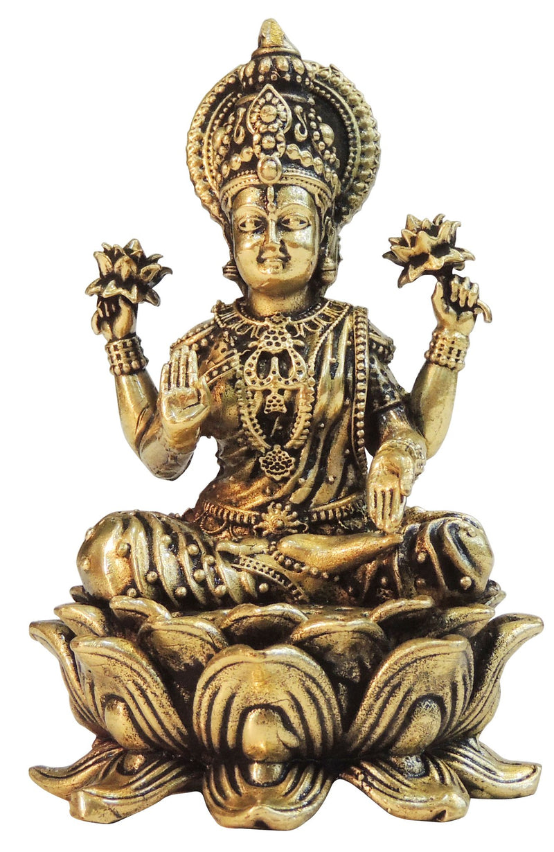 Brass Lakshmi — 4"