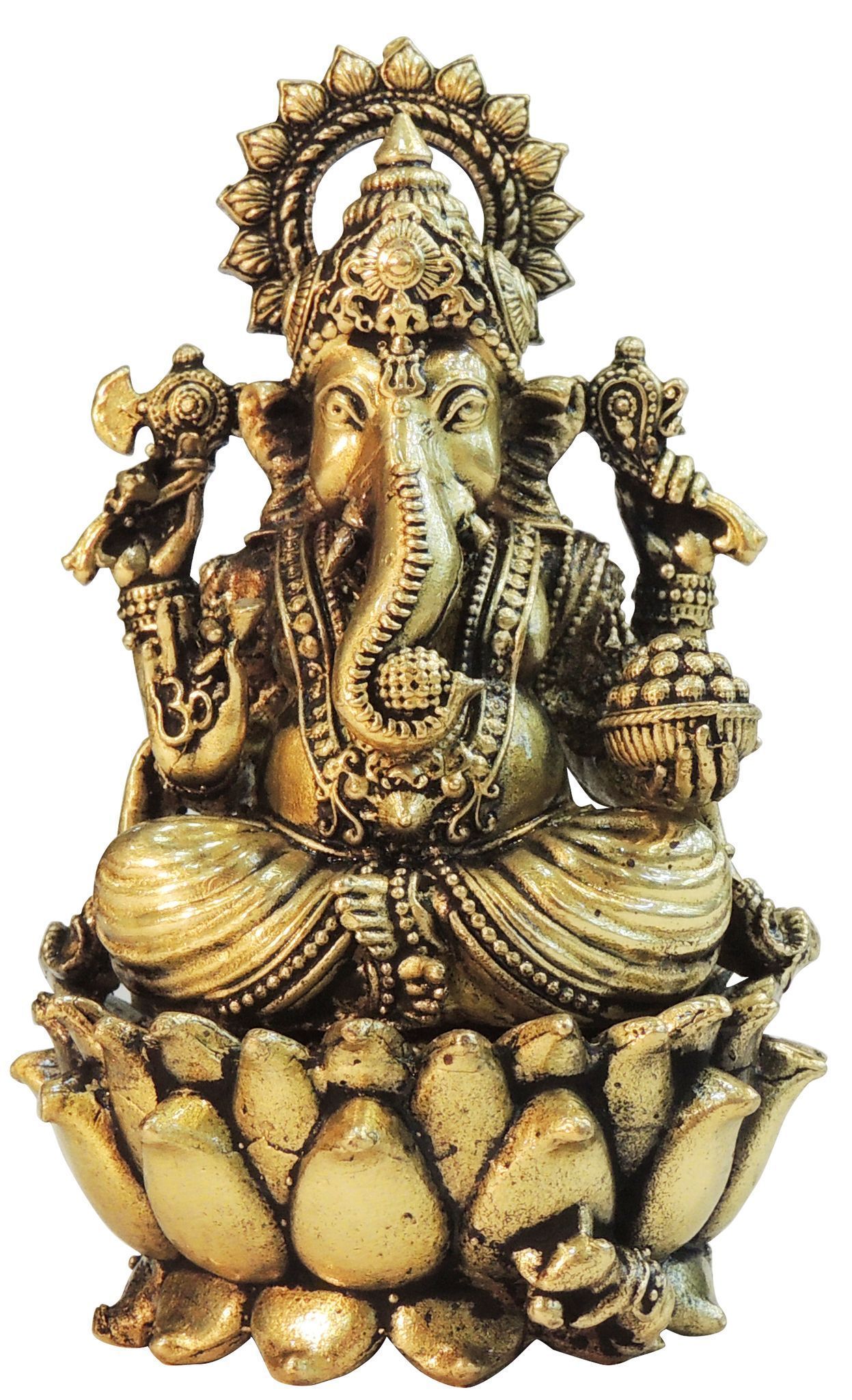 Brass Ganesh — 4.3"
