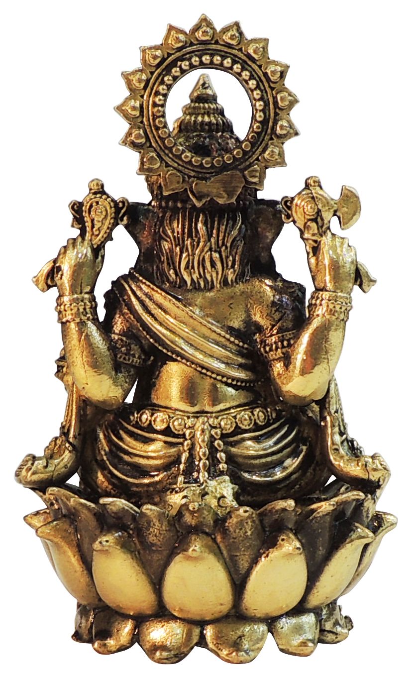 Brass Ganesh — 4.3"