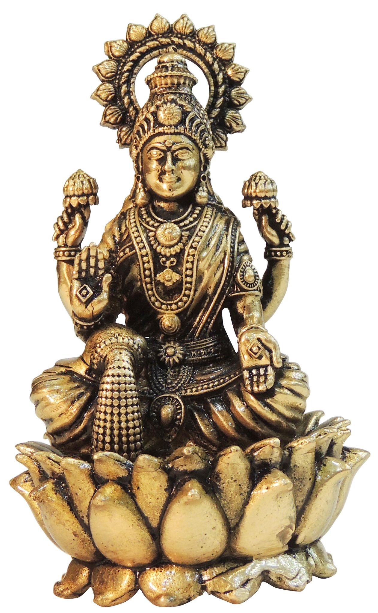 Brass Lakshmi — 4.2"