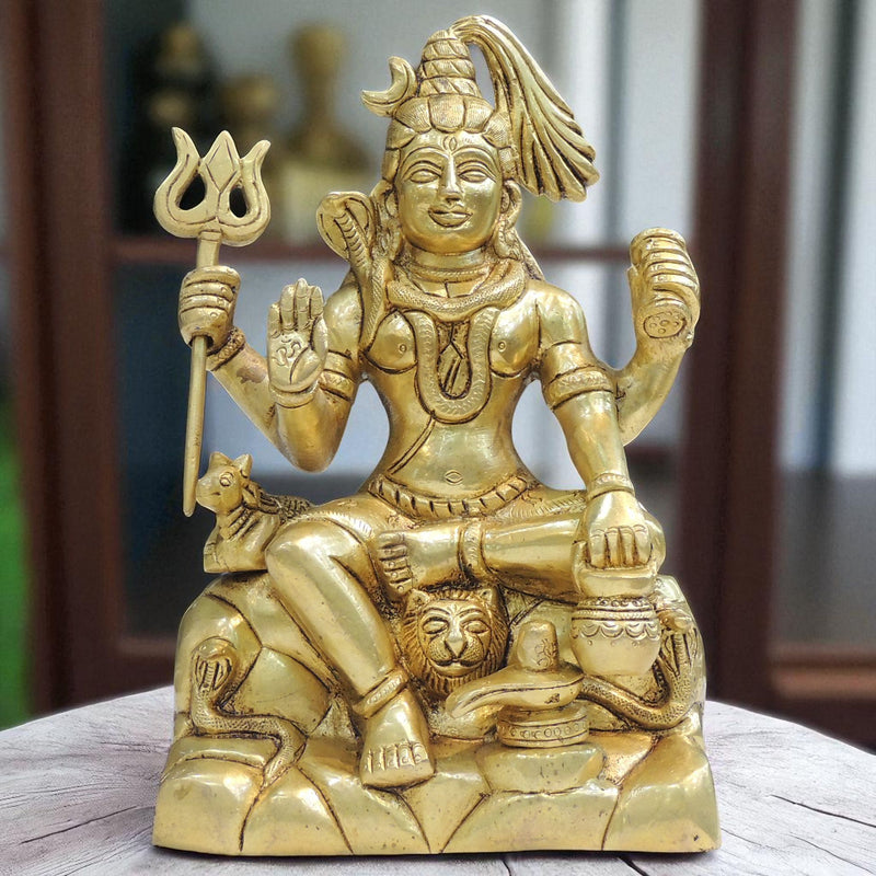 Brass Shiva — 7.5"