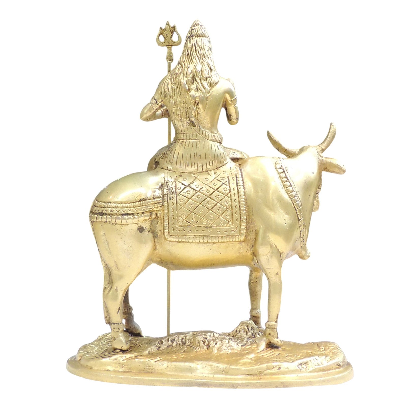 Brass Shiva — 9"