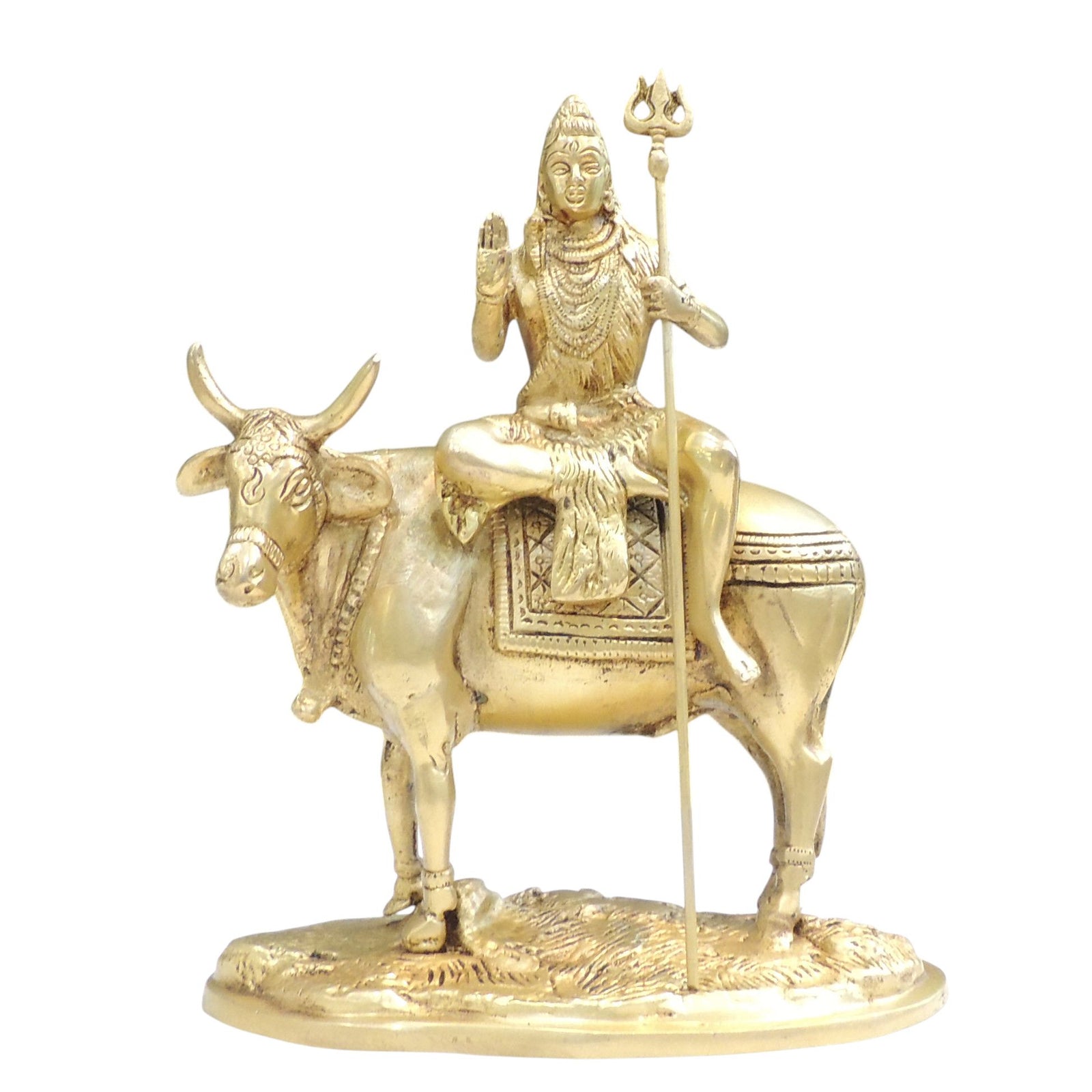 Brass Shiva — 9"