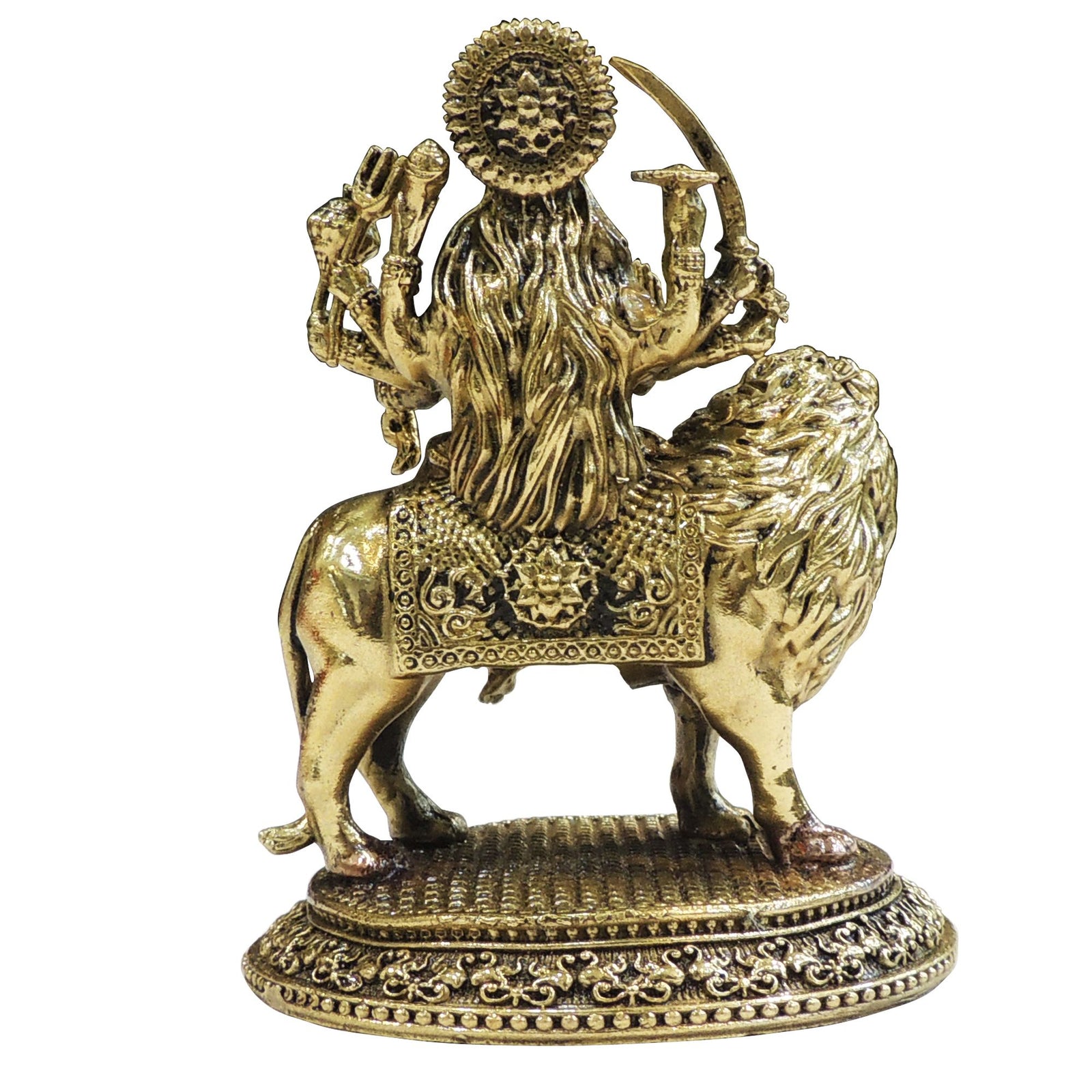 Brass Durga — 4.2"