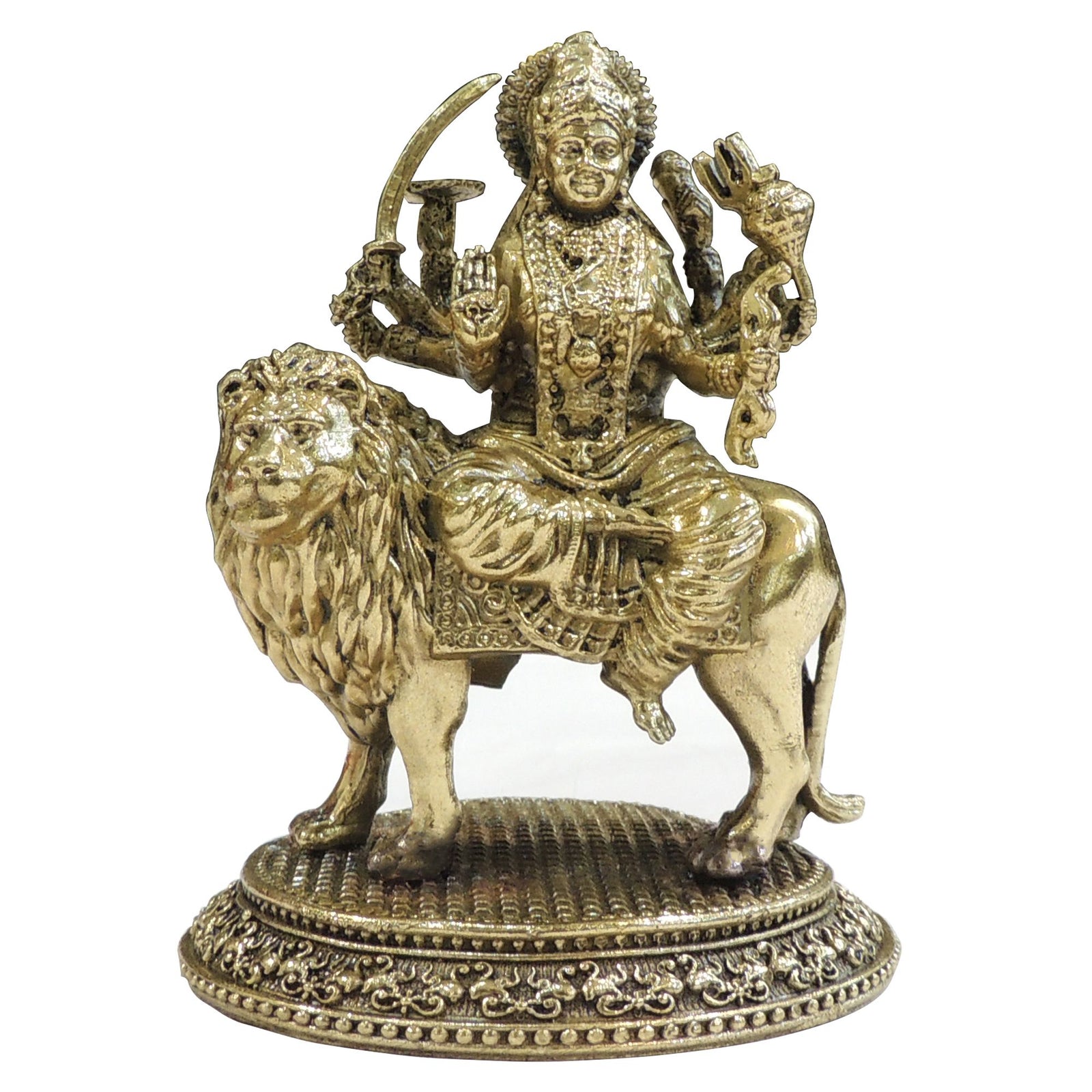 Brass Durga — 4.2"