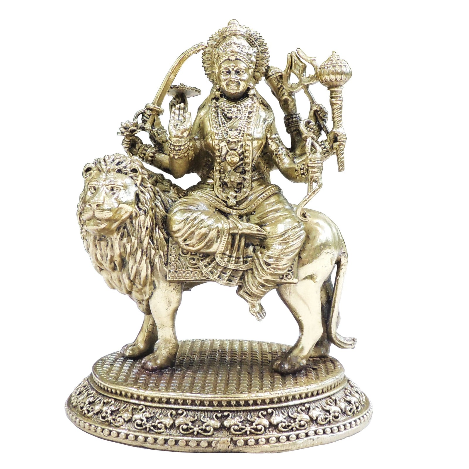 Brass Durga — 6"