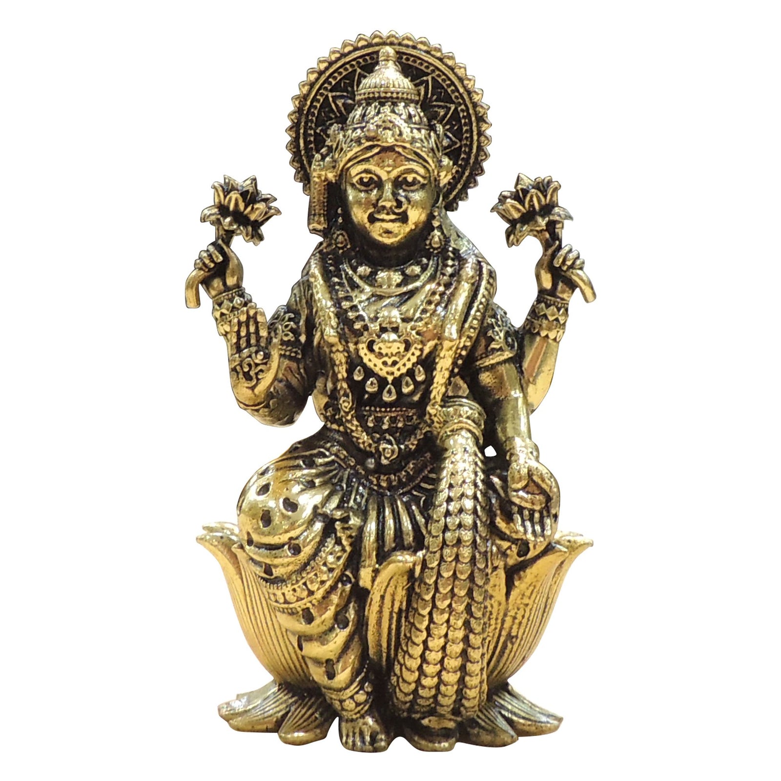 Brass Lakshmi — 4.2"