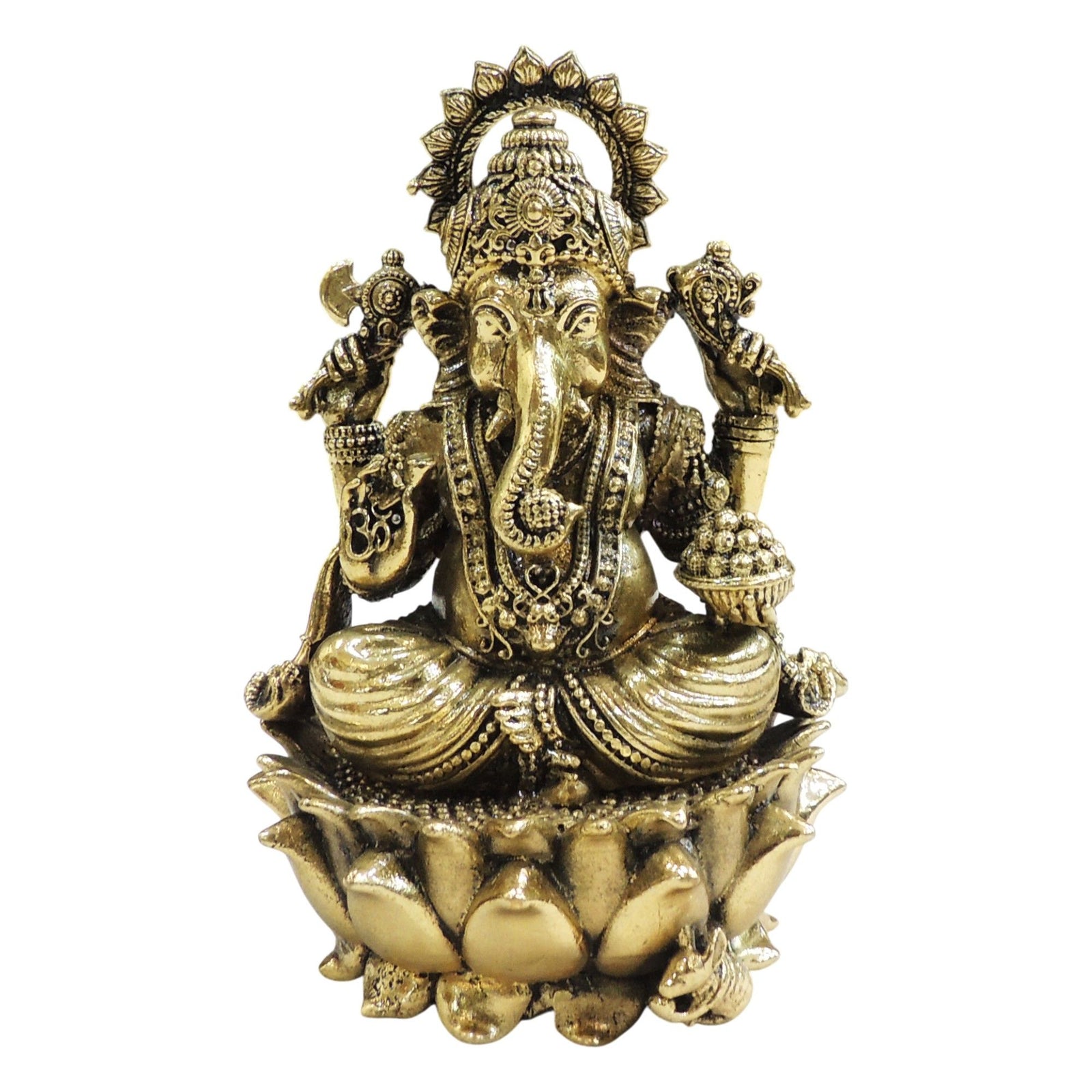 Brass Ganesh — 5"