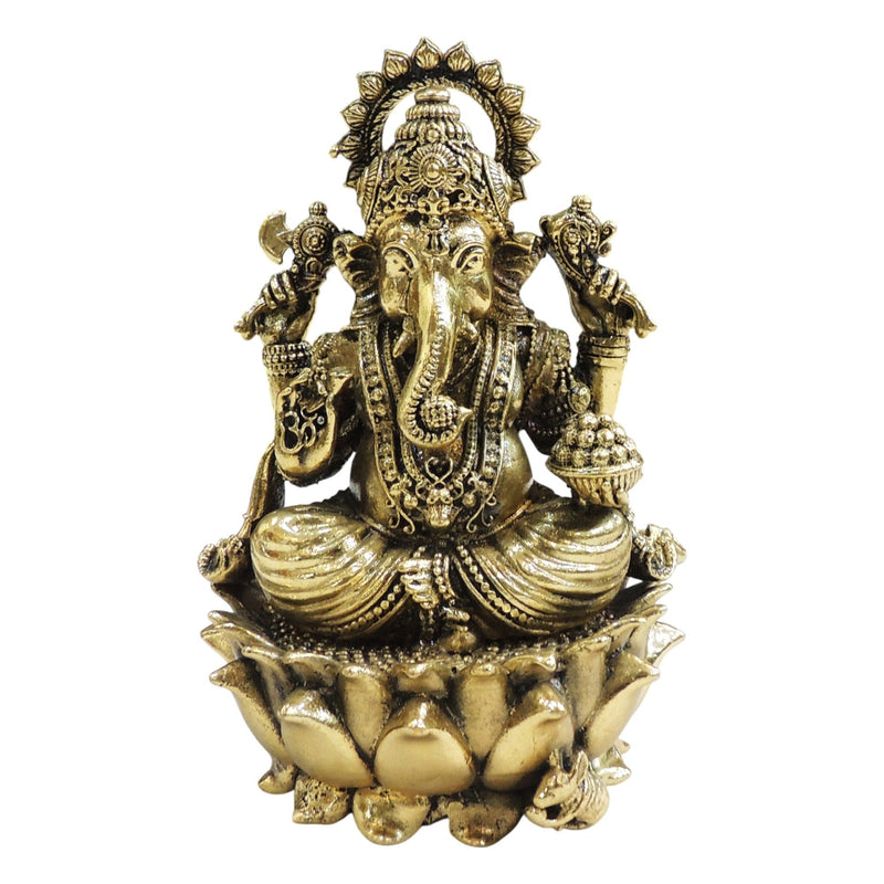 Brass Ganesh — 5"
