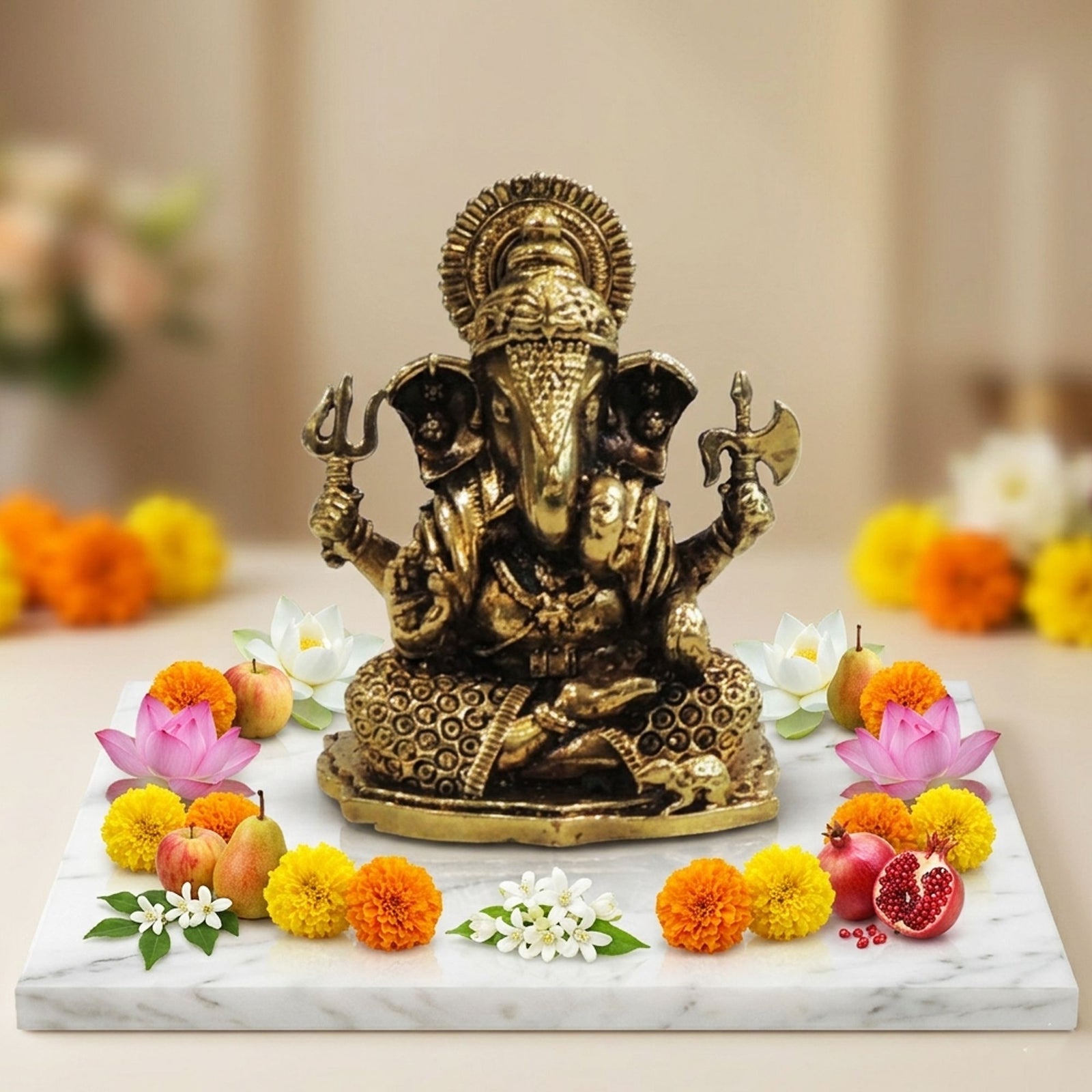 Brass Ganesh — 2"