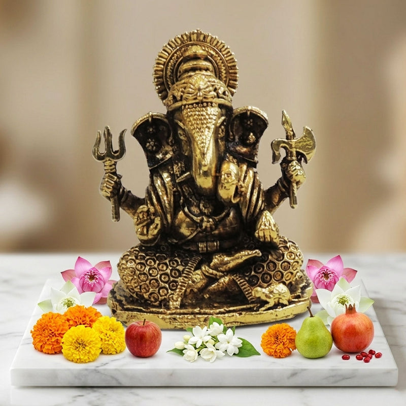 Brass Ganesh — 2.5"