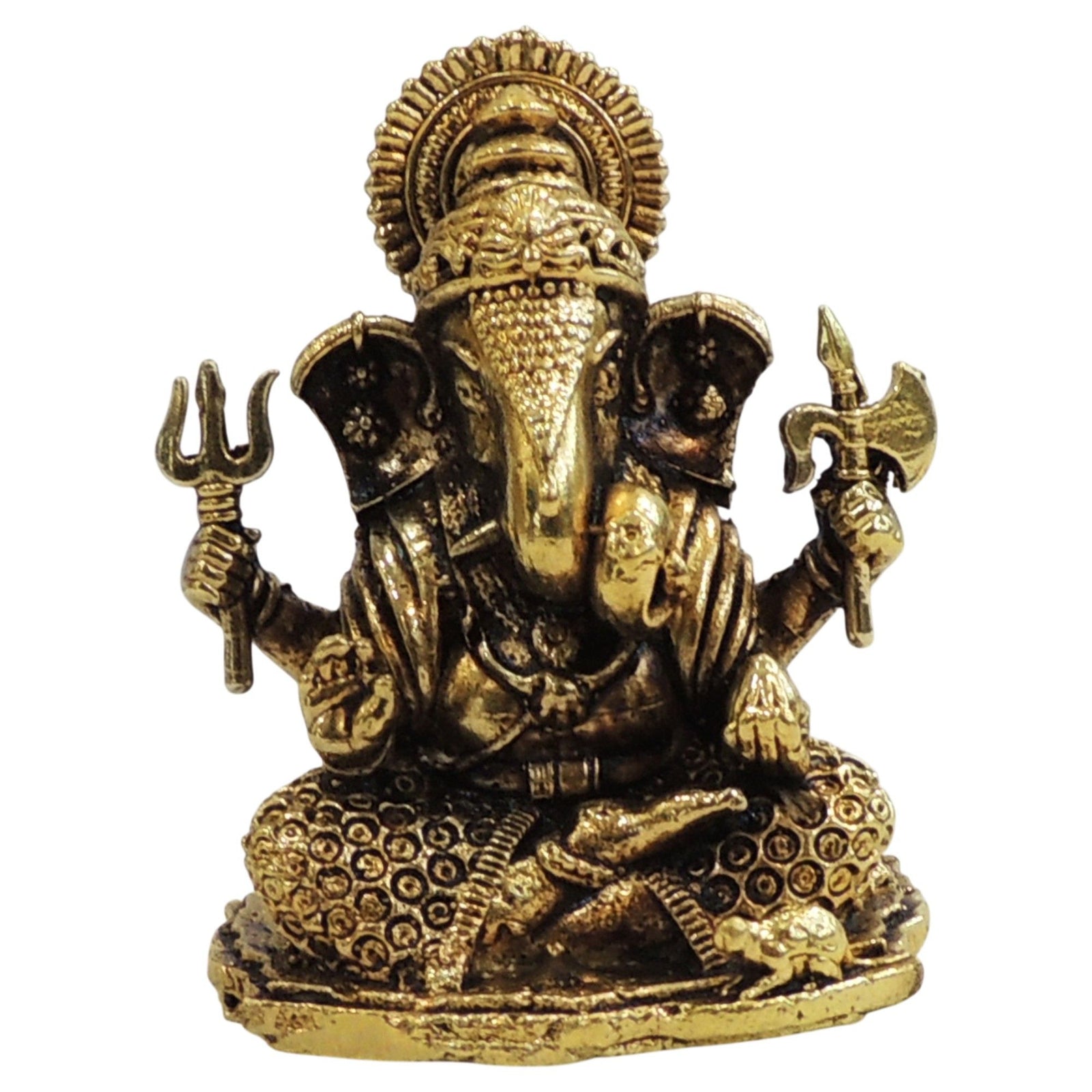Brass Ganesh — 2.5"