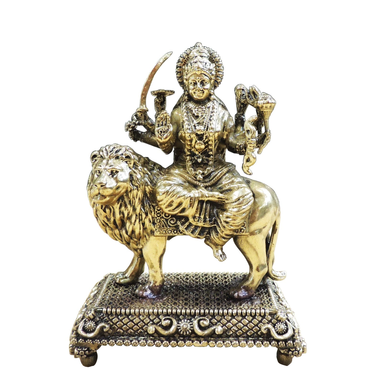 Brass Durga — 4.7"