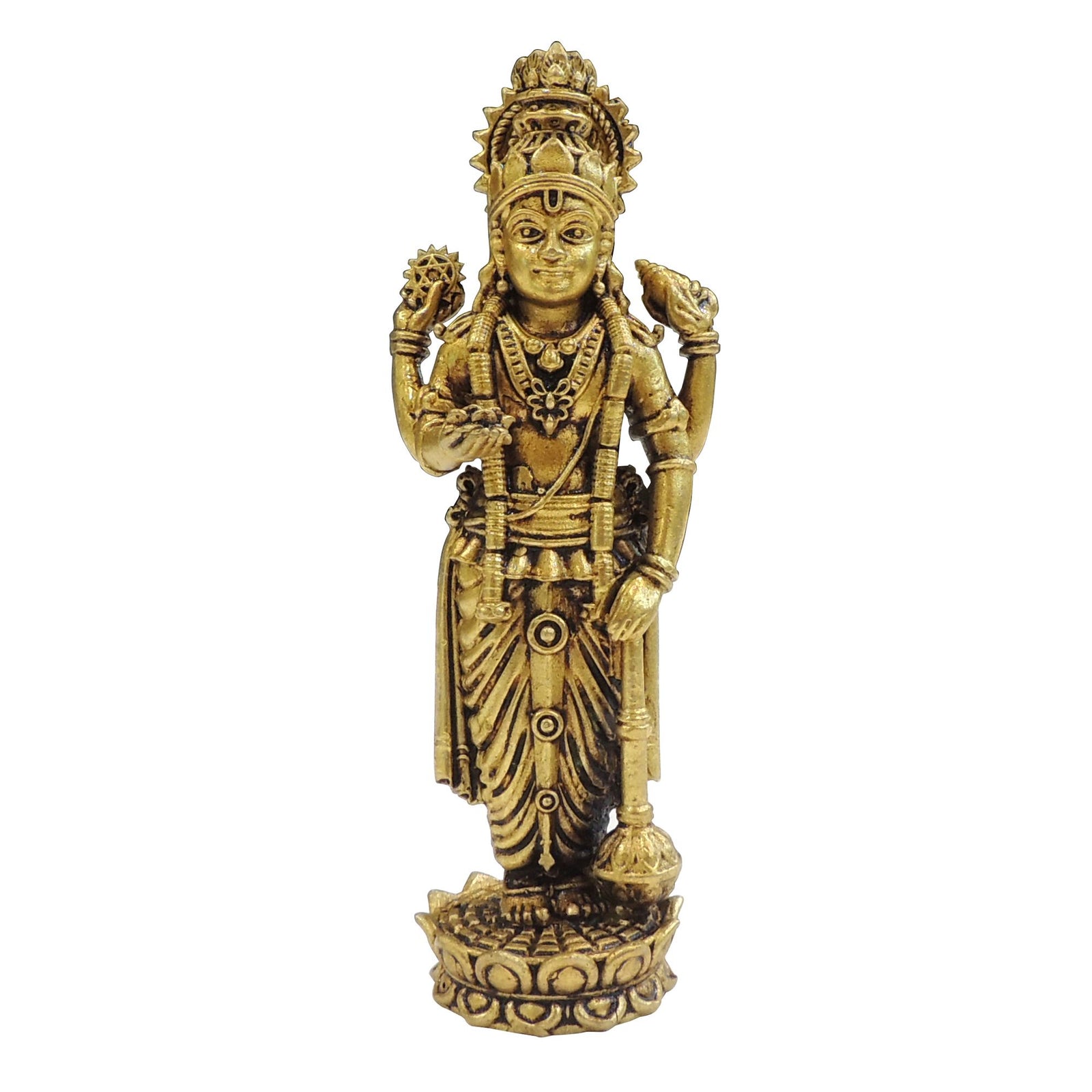 Brass Vishnu — 5"