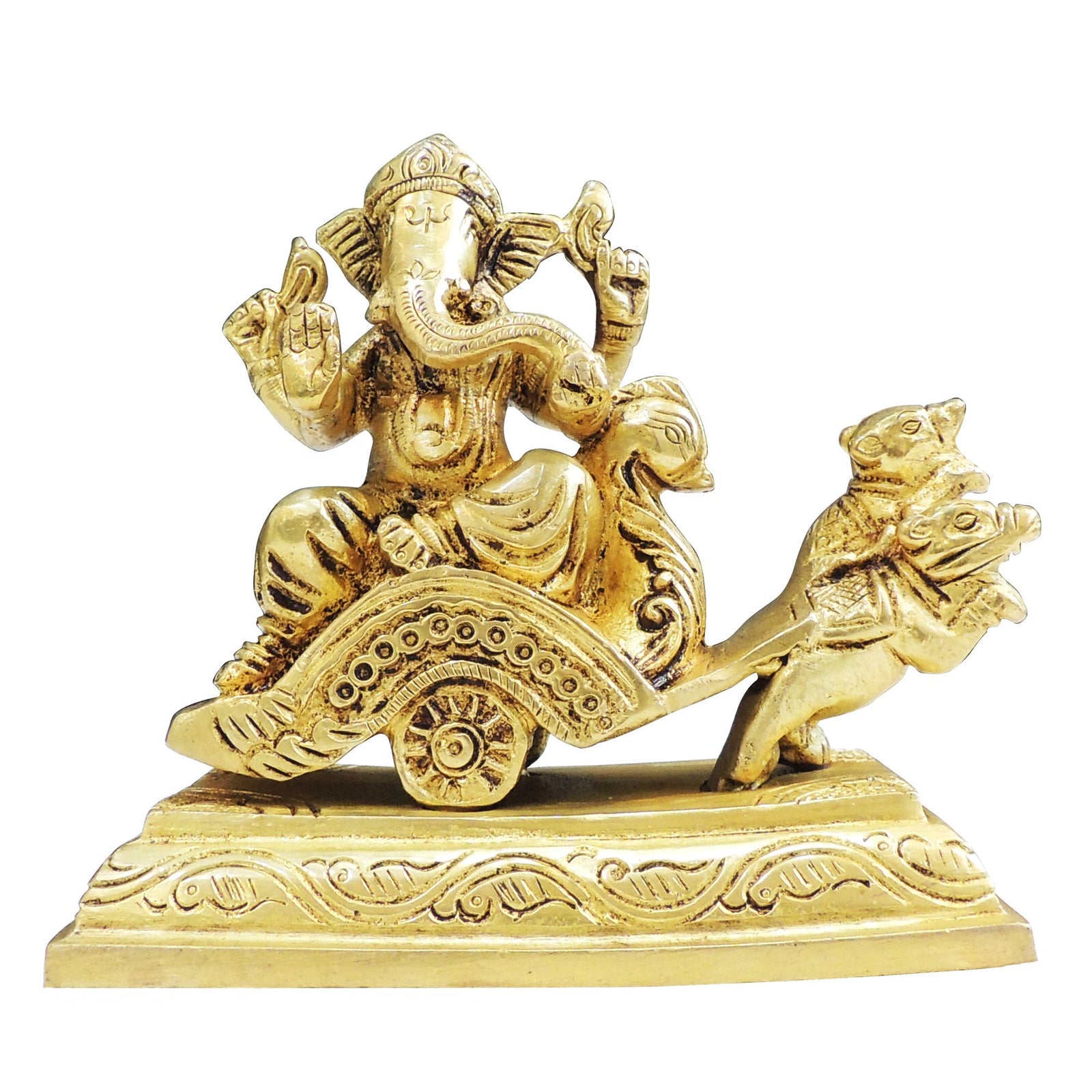 Brass Ganesh — 4.2"