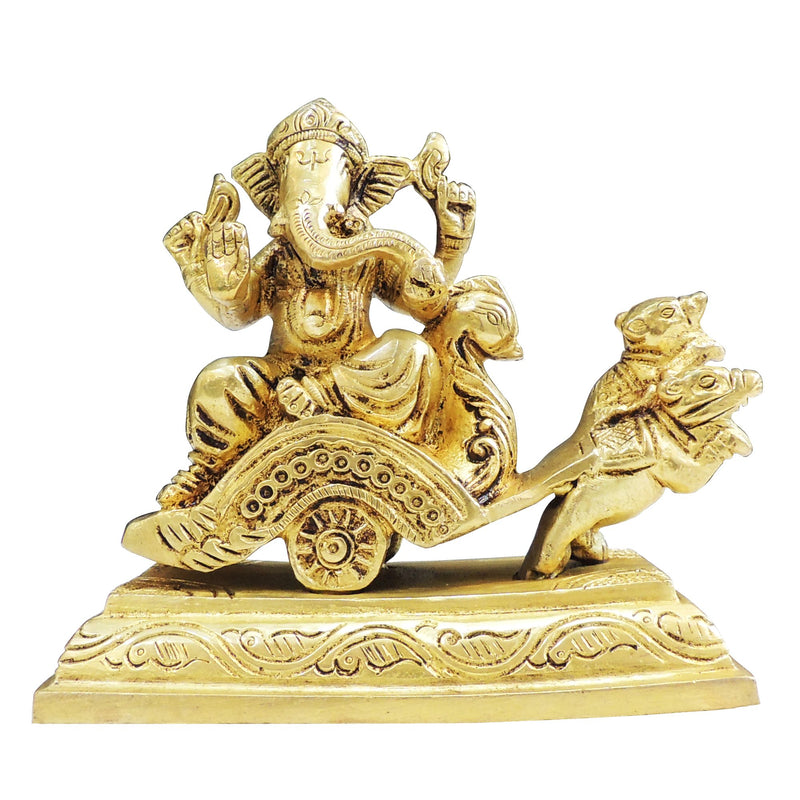 Brass Ganesh — 4.2"