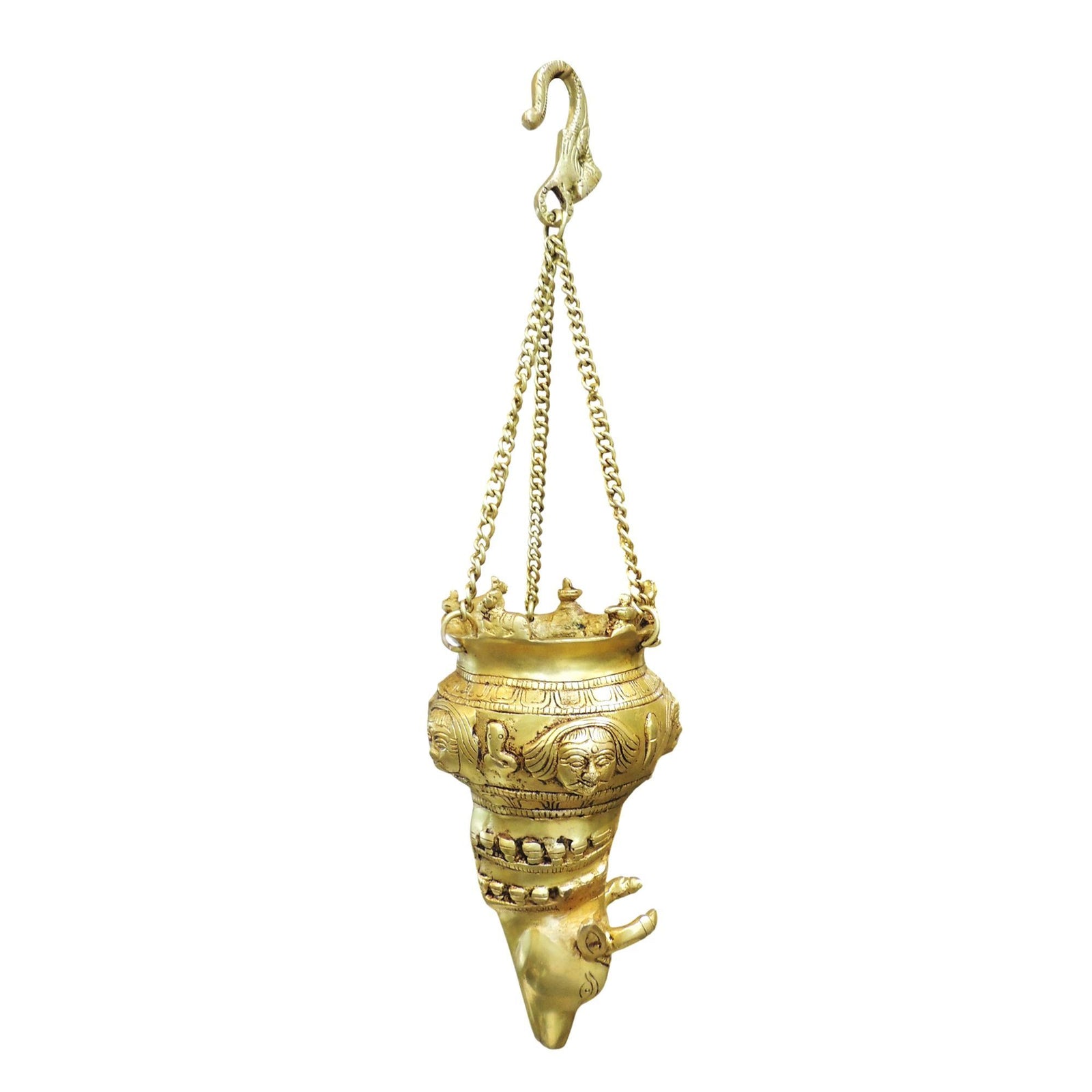 Brass Nandi Face Shirangi , 900 ML — 8.5"