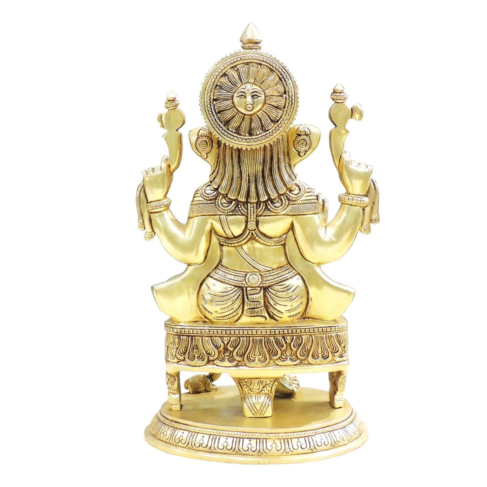 Brass Ganesh — 15.5"