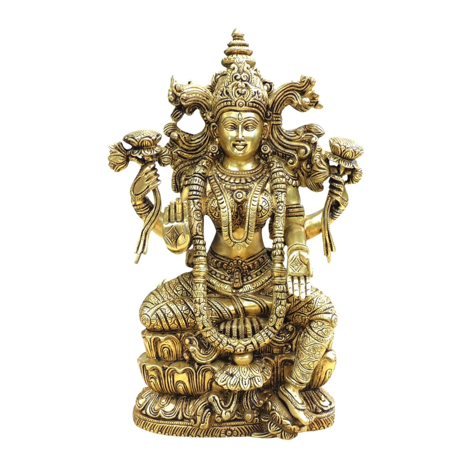 Brass Lakshmi — 15"
