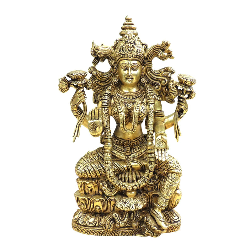 Brass Lakshmi — 15"