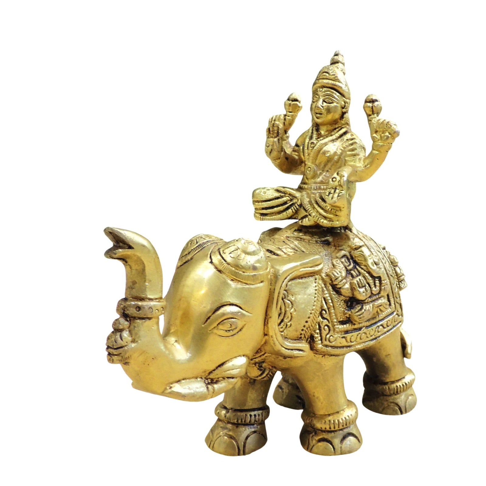 Brass Lakshmi — 6"