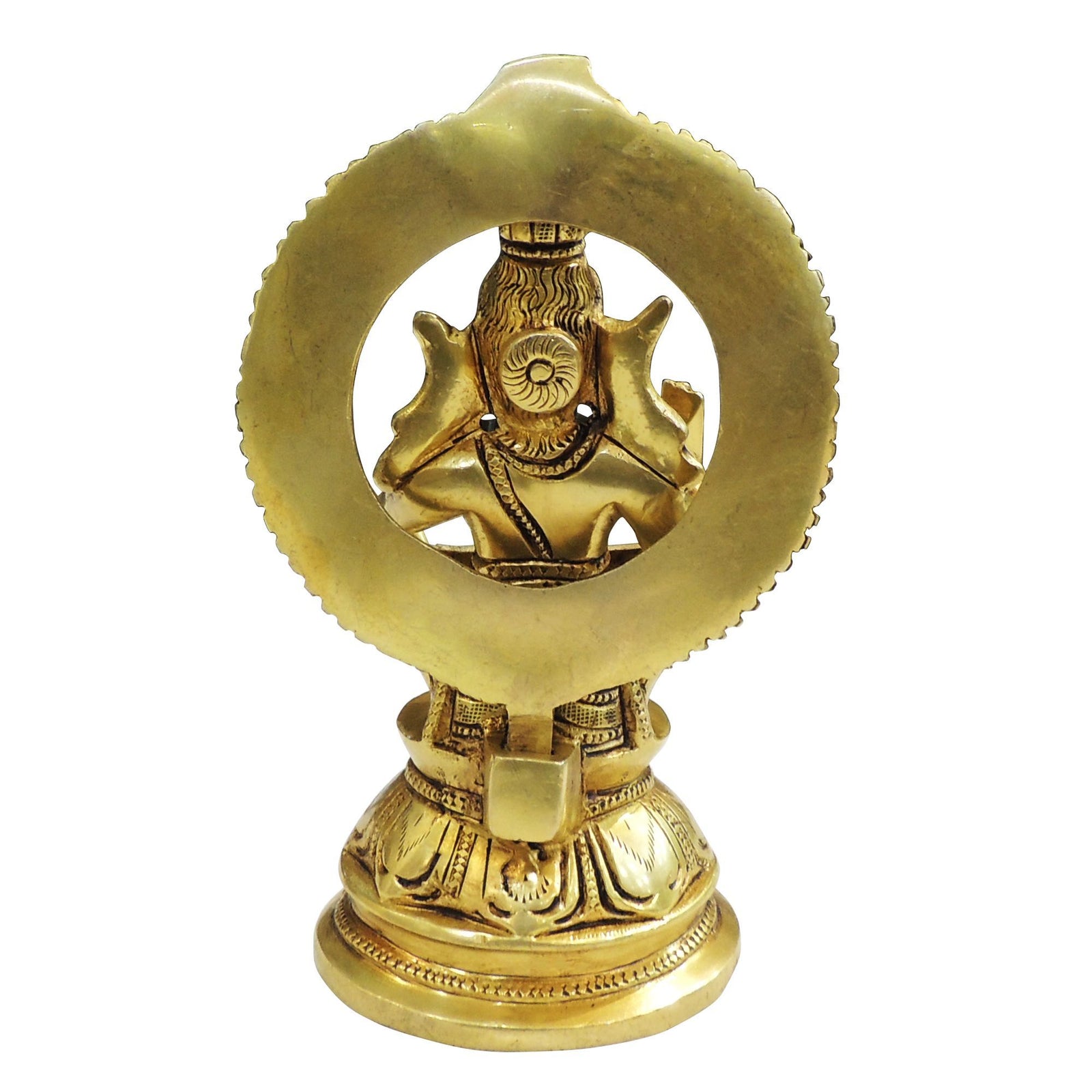 Brass Ayyappan — 7.2"