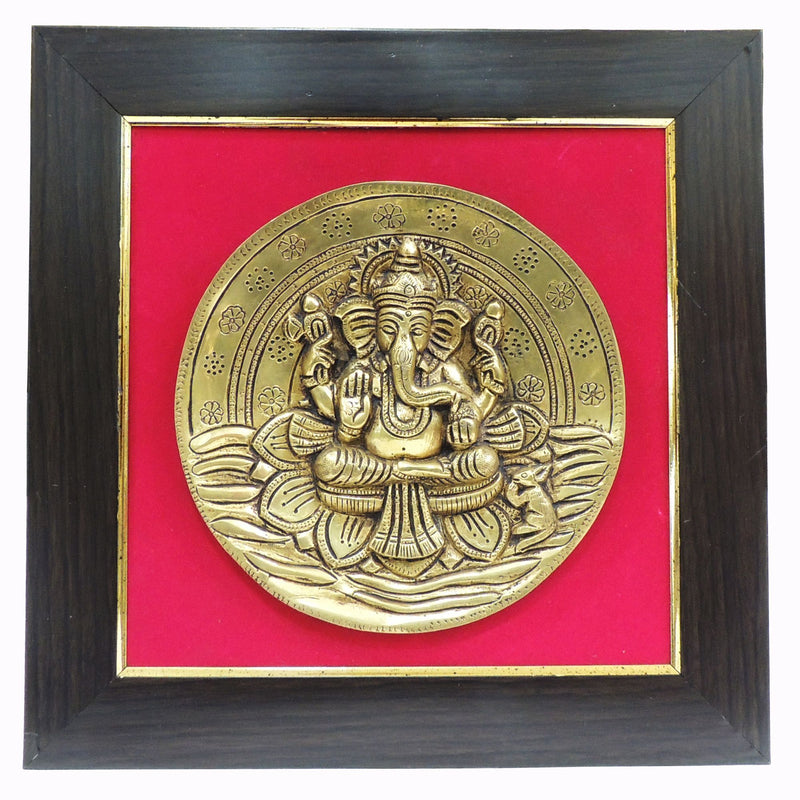 Brass Ganesh — 12"